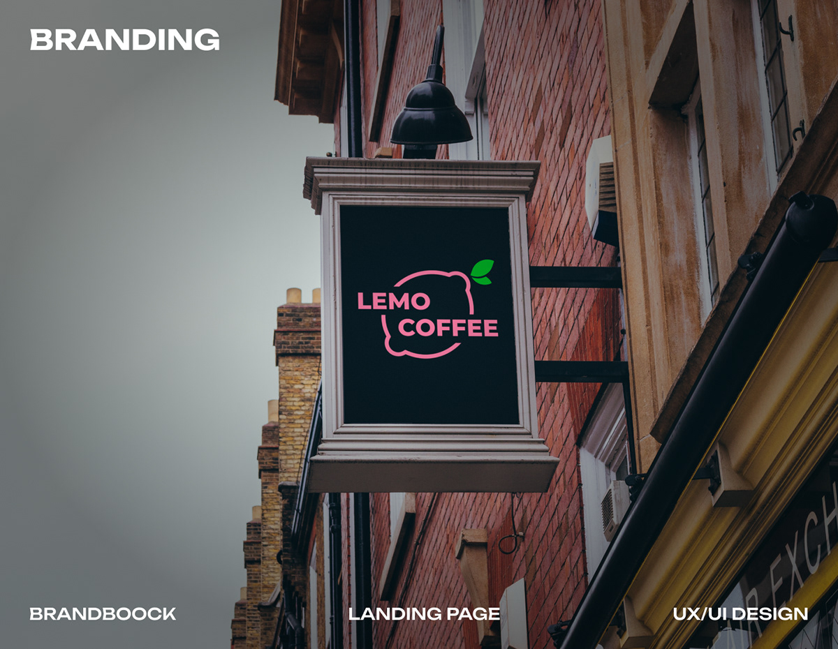 Landing page | Branding | Lemo coffee | cafe — Изображение №1 — Интерфейсы, Брендинг на Dprofile