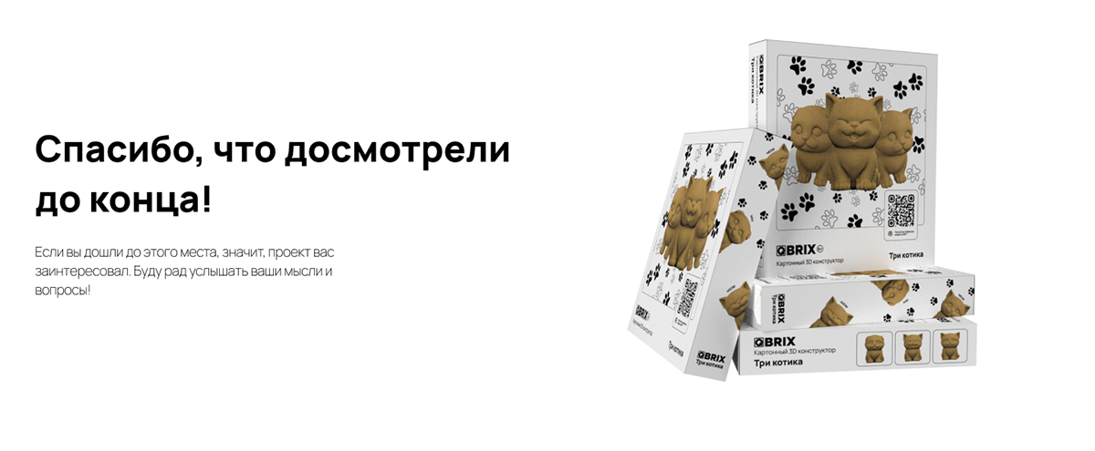 QBRIX - Дизайн упаковки 3D конструктора “Три котика” — Изображение №9 — Брендинг, 3D на Dprofile