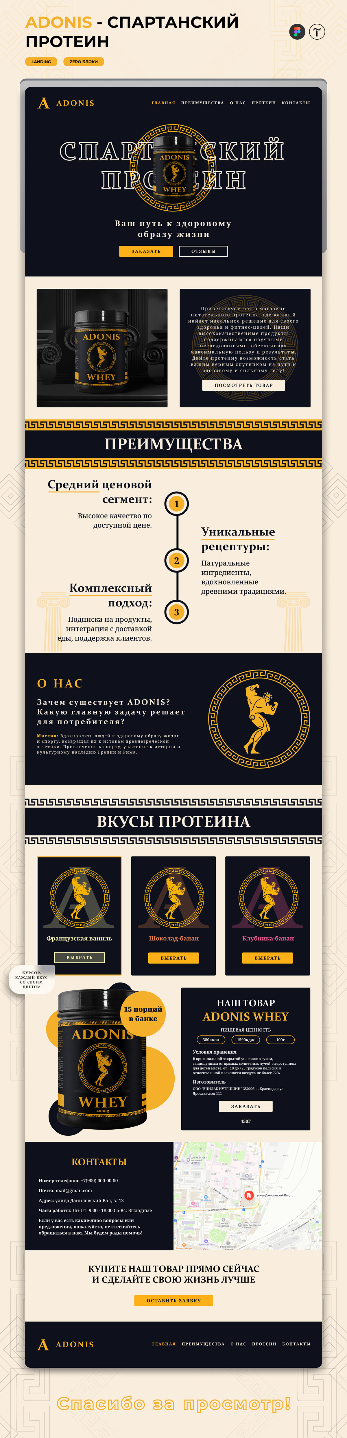 Landing page | Branding | Brand book - protein — Изображение №9 — Интерфейсы, Брендинг на Dprofile