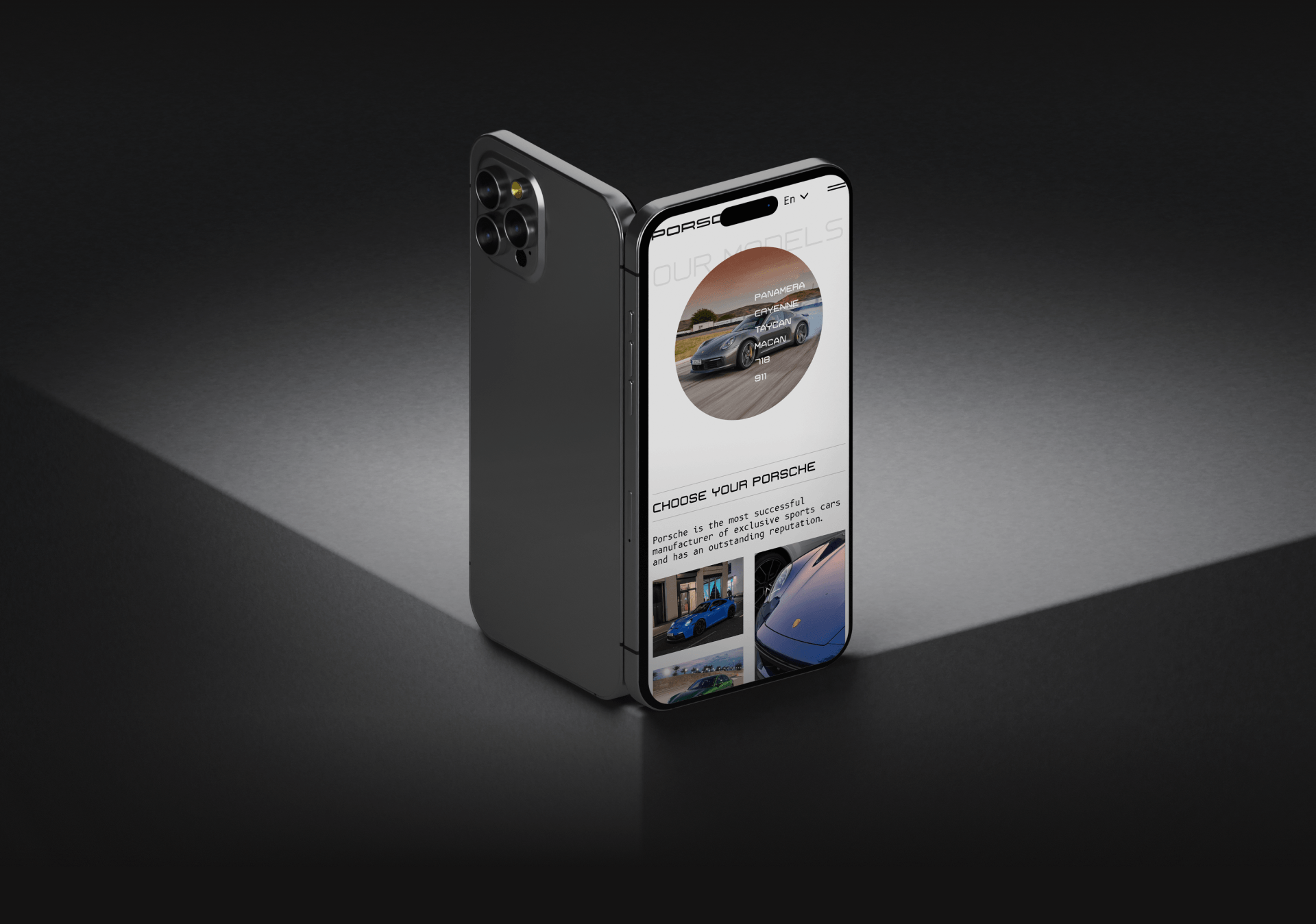 PORSCHE | Corporate website — Изображение №11 — Интерфейсы, Брендинг на Dprofile