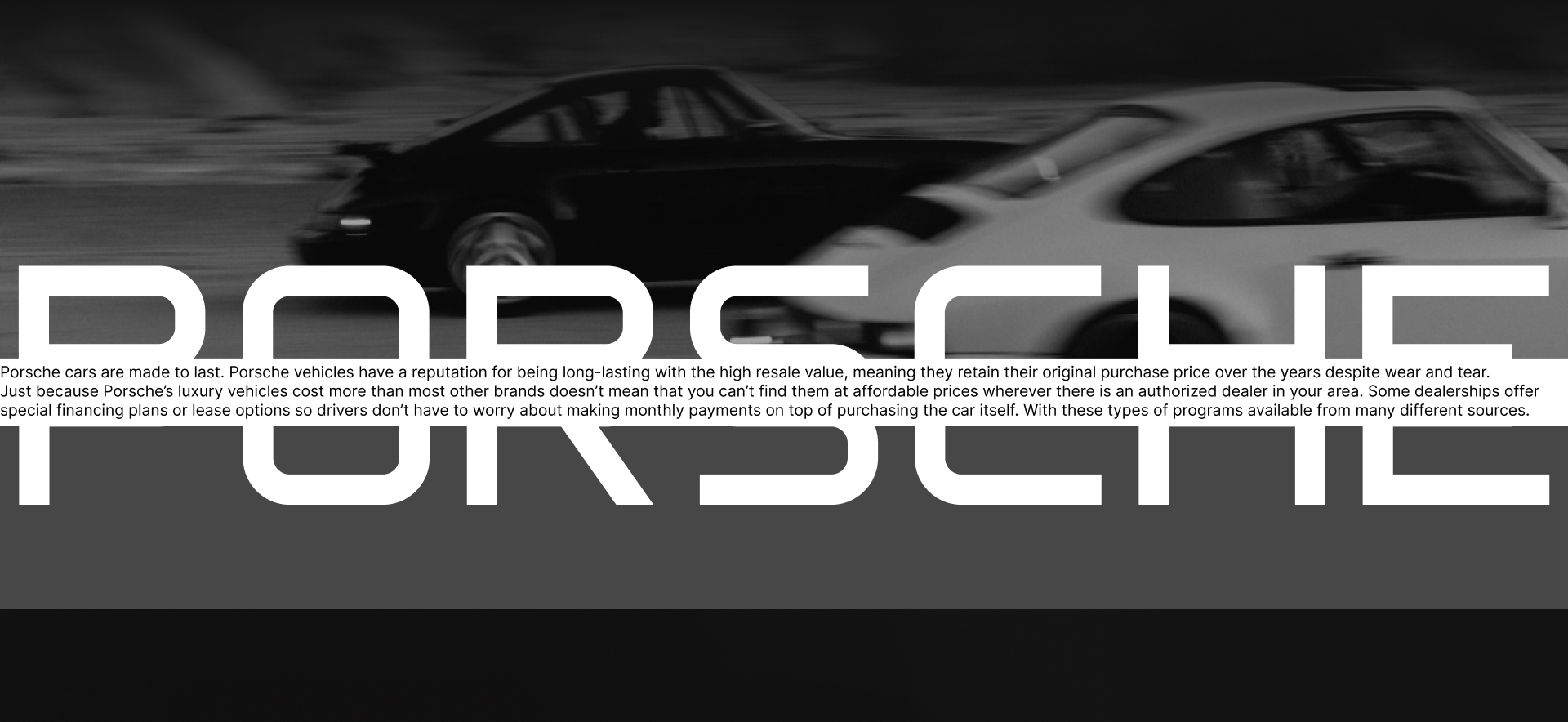 PORSCHE | Corporate website — Изображение №9 — Интерфейсы, Брендинг на Dprofile
