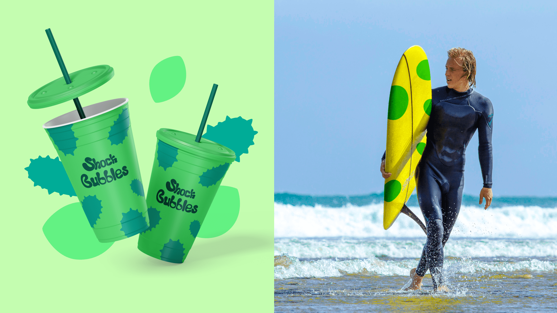 Shock Bubbles | Логотип для газировки — Изображение №5 — Брендинг, Иллюстрация на Dprofile