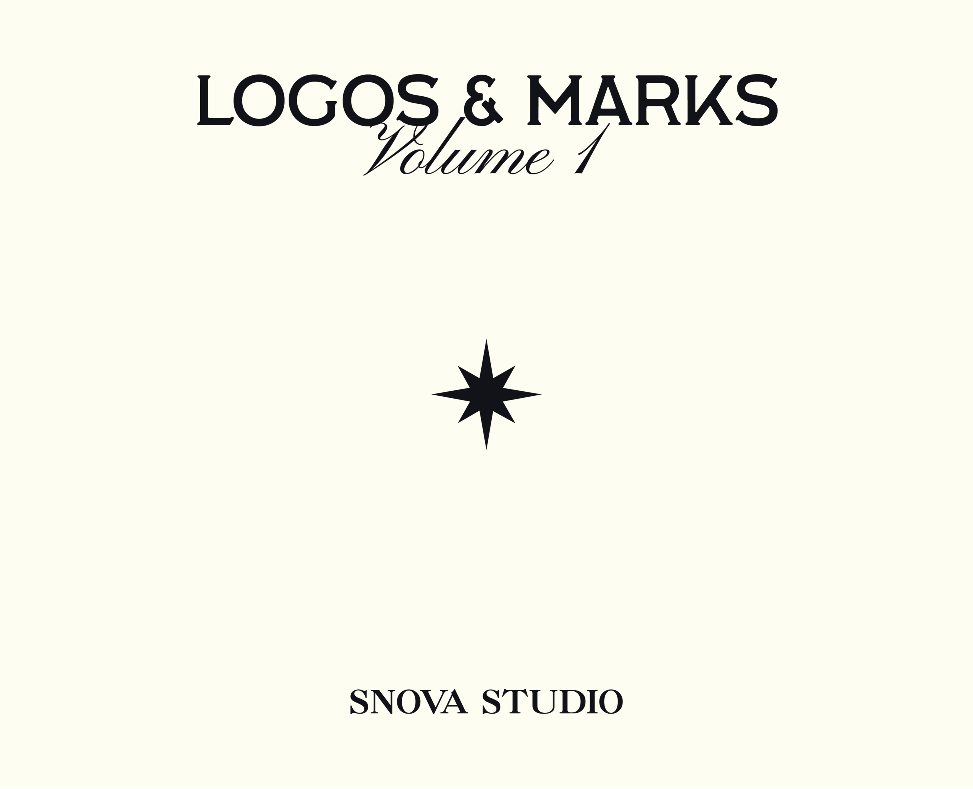 LOGOS&MARKS VOL.1 | SNOVA.STUDIO — Брендинг на Dprofile