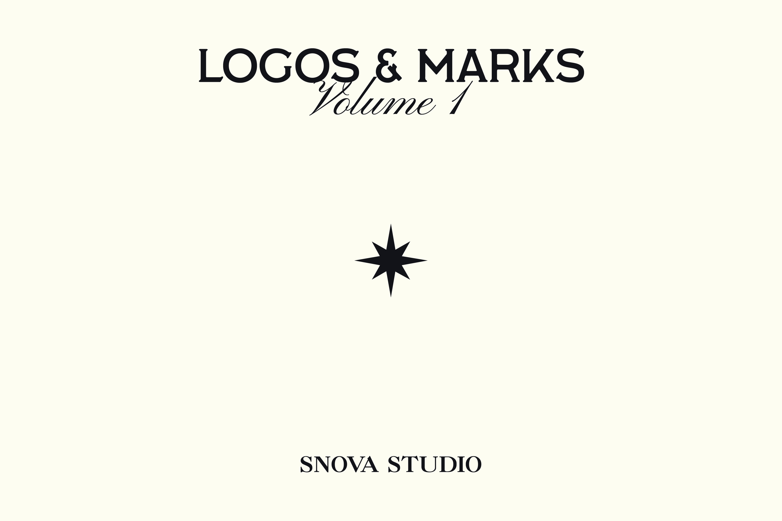 LOGOS&MARKS VOL.1 | SNOVA.STUDIO — Изображение №1 — Брендинг на Dprofile