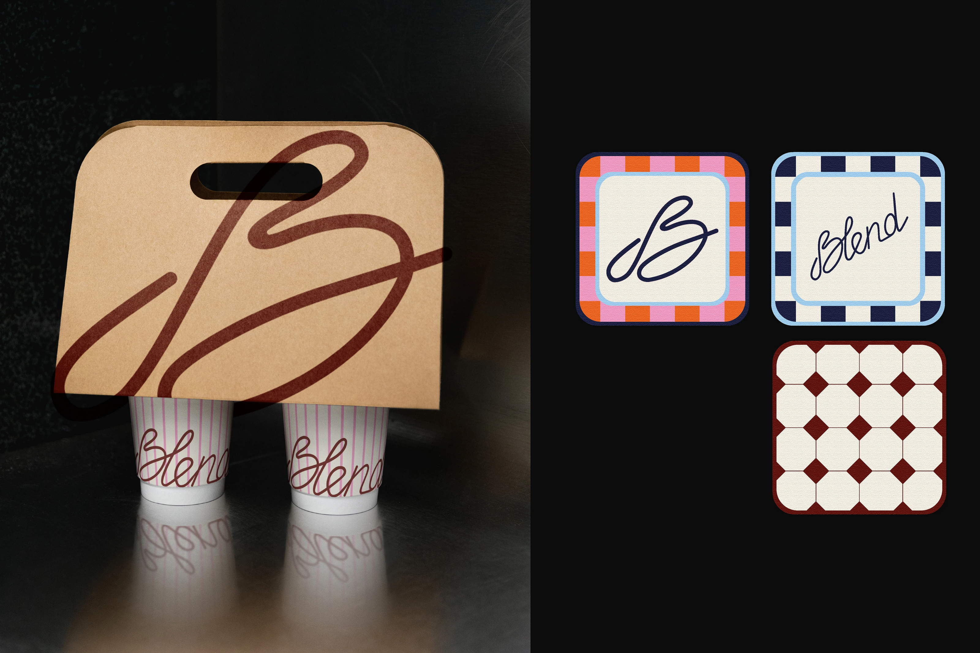BLEND / BRAND IDENTITY + SOCIAL MEDIA DESIGN — Изображение №11 — Брендинг на Dprofile