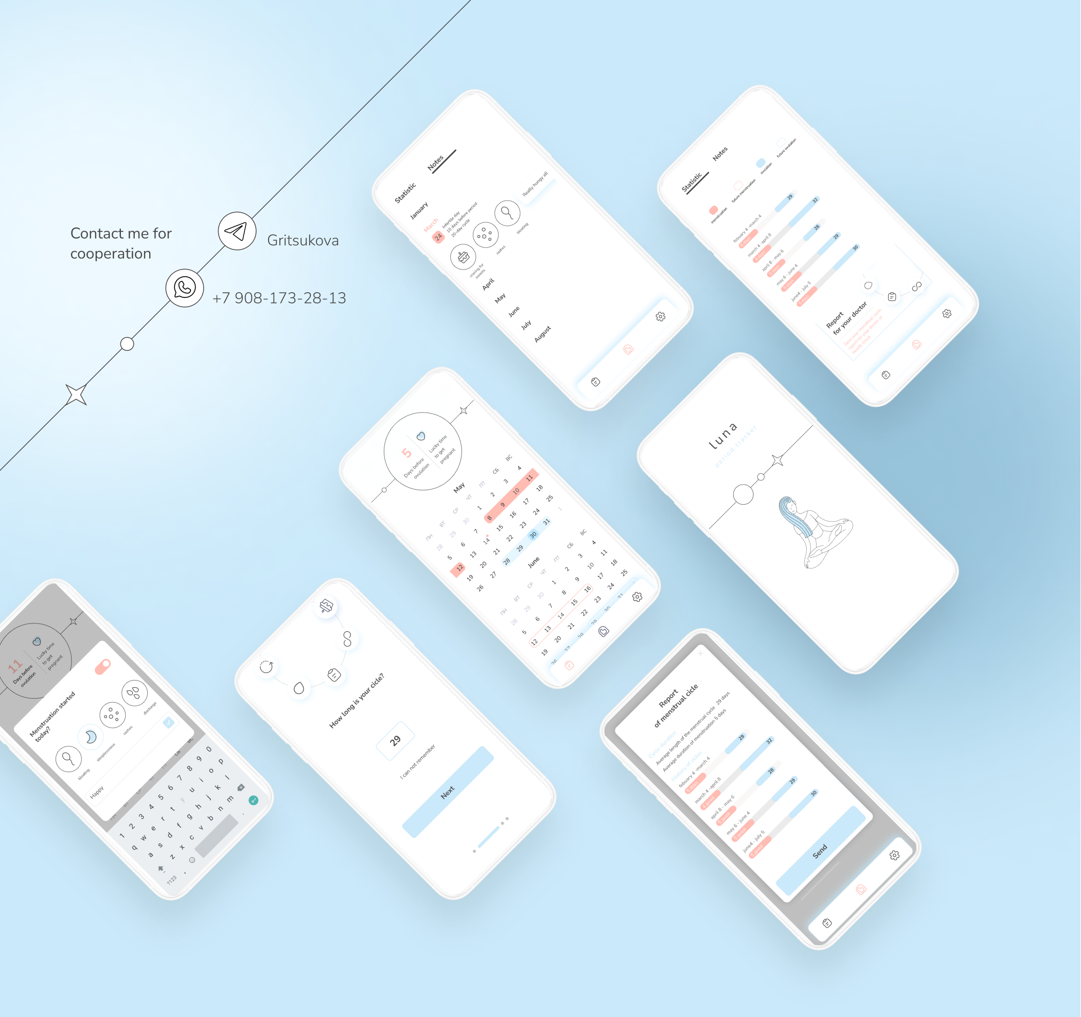 Period tracker — Изображение №10 — Интерфейсы на Dprofile