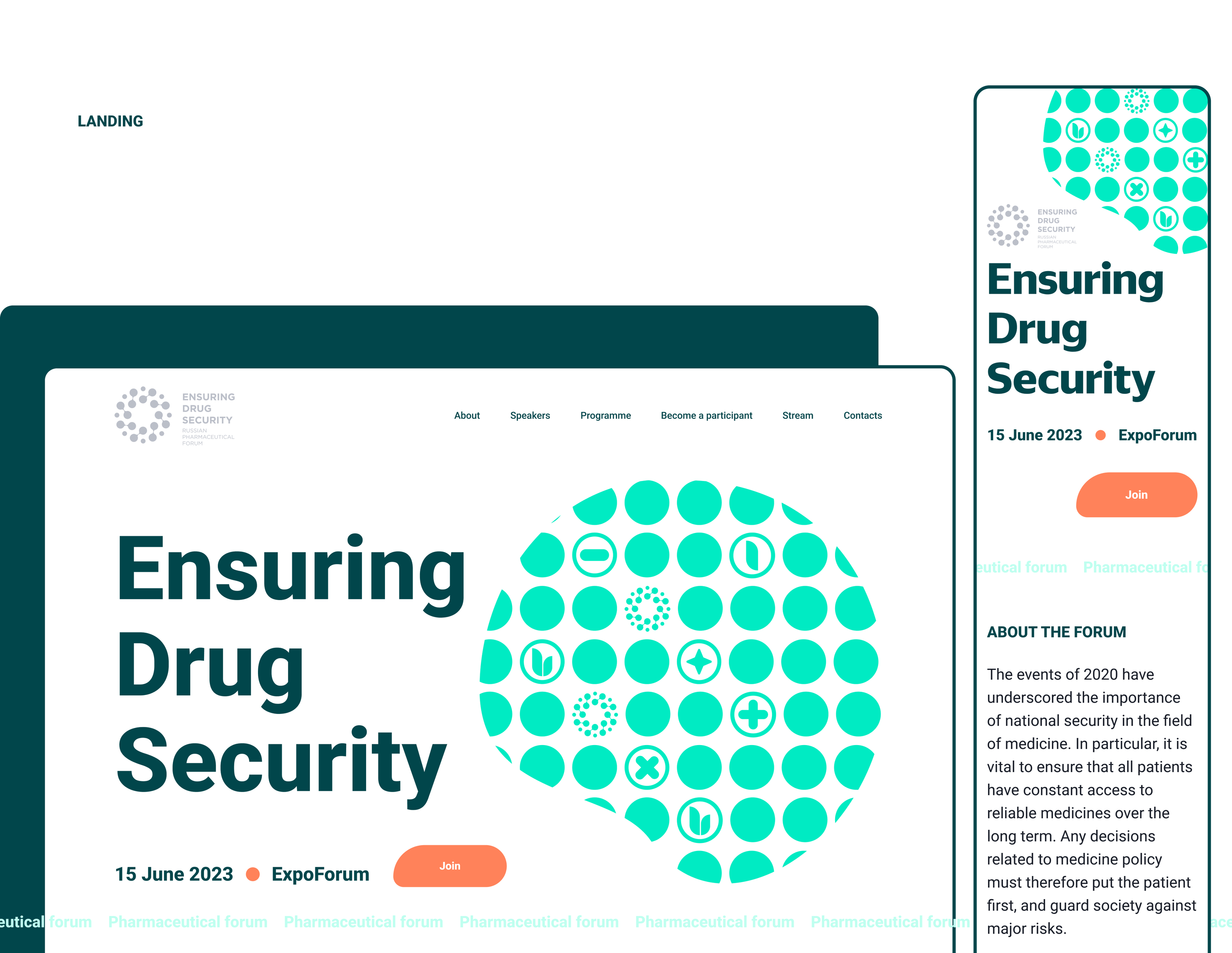 Key Vision and Landing for pharmaceutical forum — Изображение №11 — Брендинг, Маркетинг на Dprofile