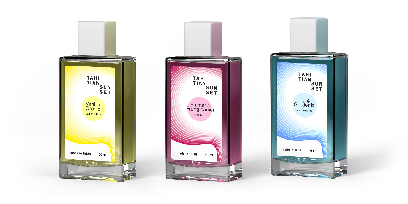 TAHITIAN SUNSET | Еau de toilette — Изображение №1 — Брендинг, Иллюстрация на Dprofile