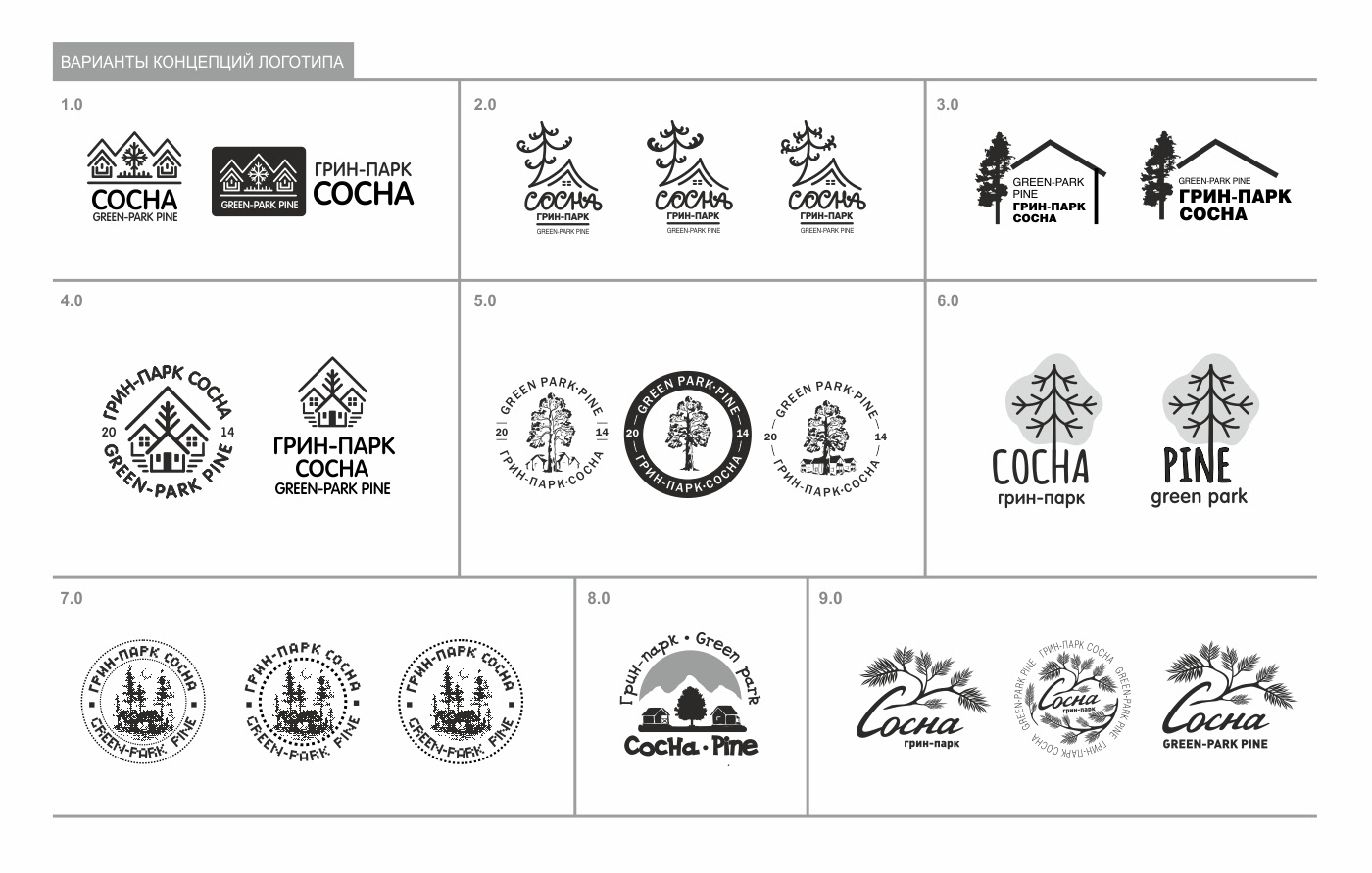 Фирменный стиль для Грин-парк "Сосна" — Изображение №3 — Брендинг на Dprofile