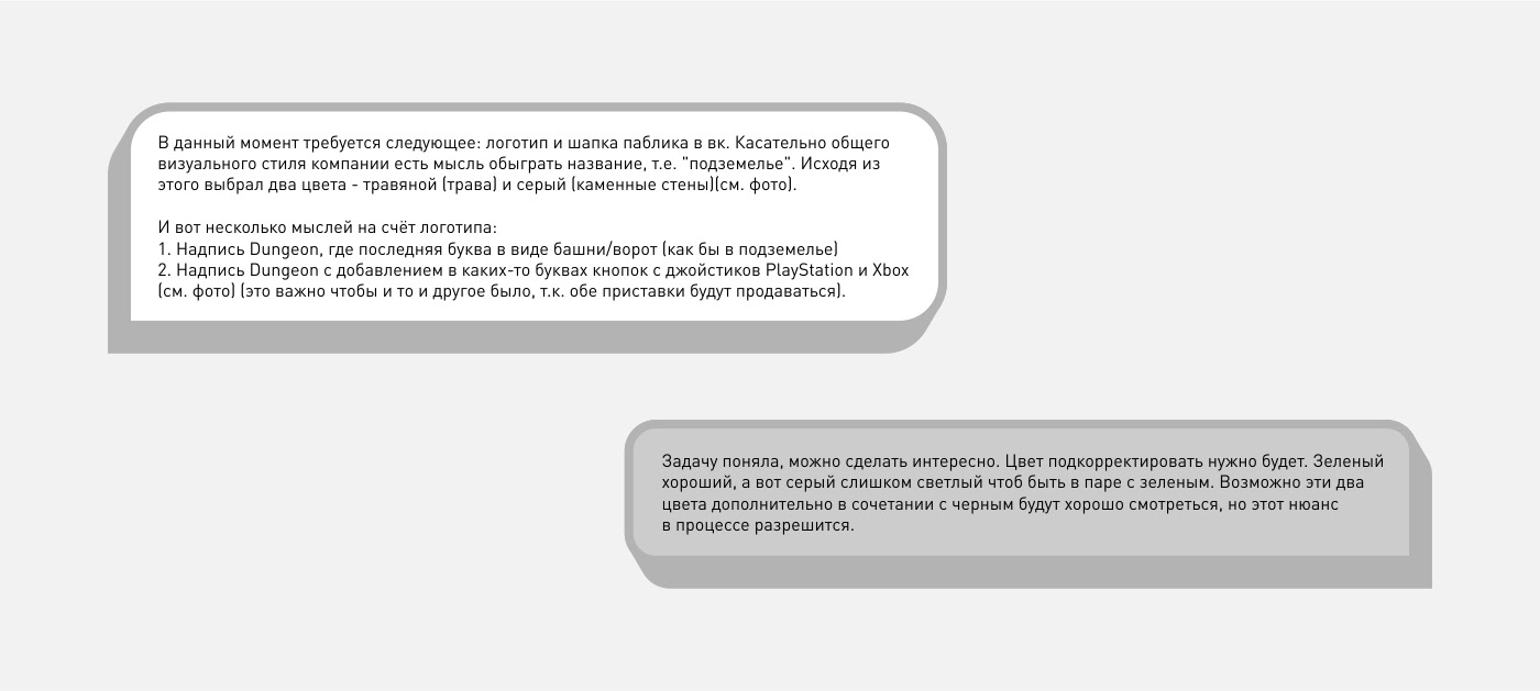 Разработка логотипа и оформления для магазина Dungeon — Изображение №2 — Брендинг, Маркетинг на Dprofile