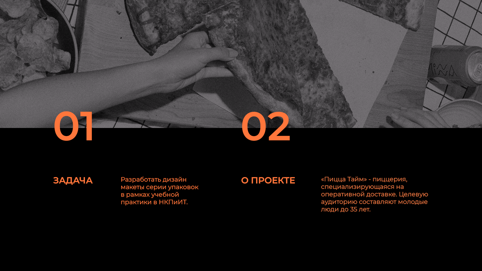 ПИЦЦА ТАЙМ. Серия упаковок. — Изображение №2 — Брендинг, Графика на Dprofile