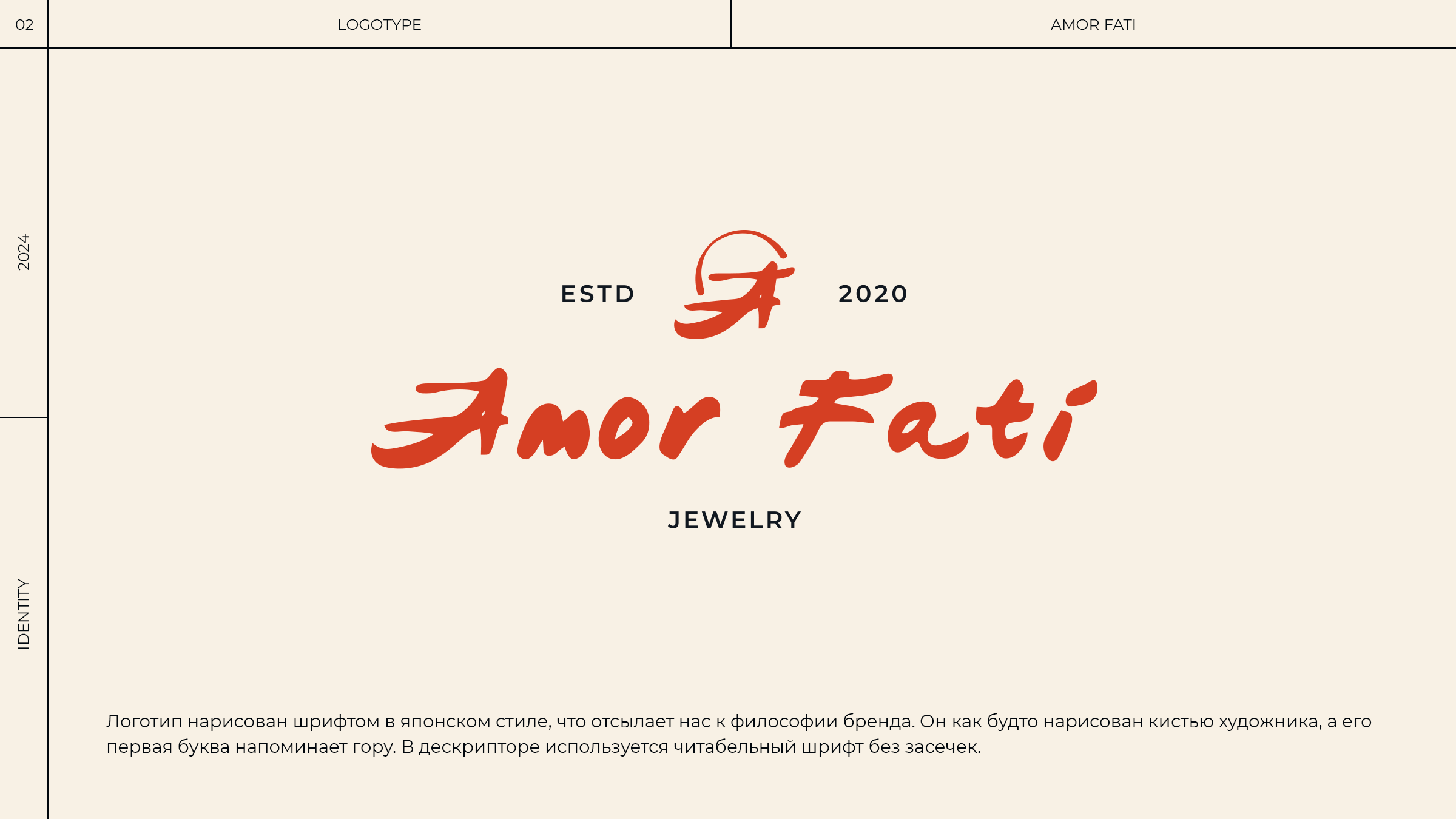Айдентика для бренда украшений Amor Fati — Изображение №3 — Брендинг на Dprofile