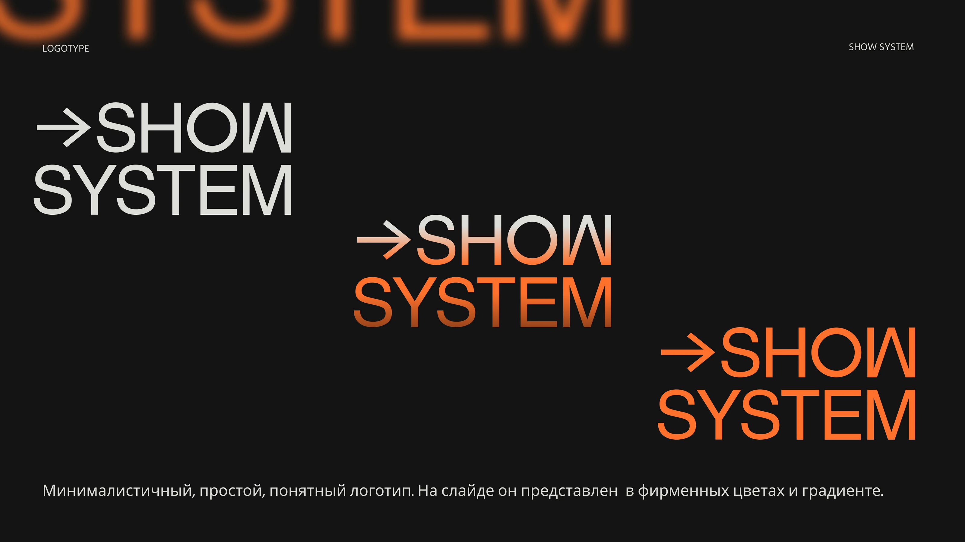 Фирменный стиль и коммерческая презентация для Show System — Изображение №3 — Брендинг, Маркетинг на Dprofile