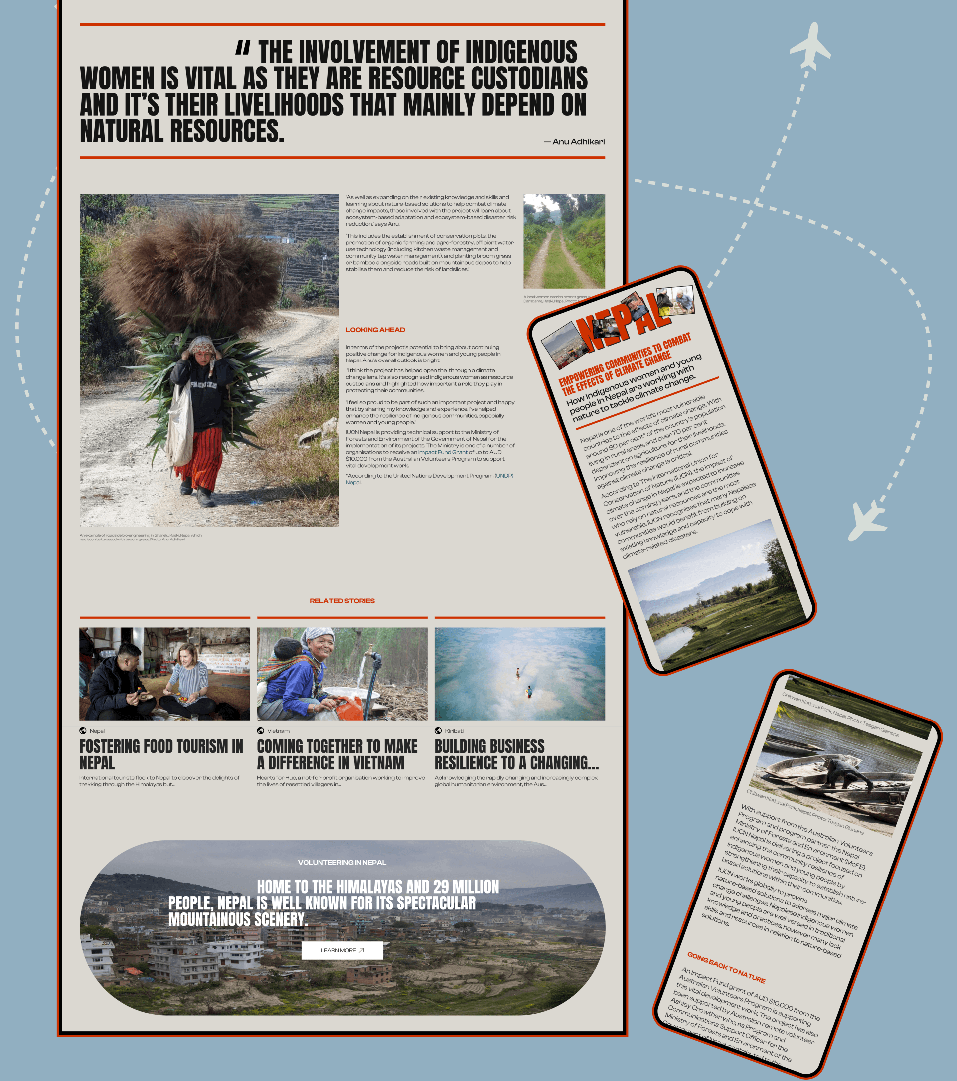 Australian Volunteers | Corporate website redesign — Изображение №8 — Интерфейсы на Dprofile