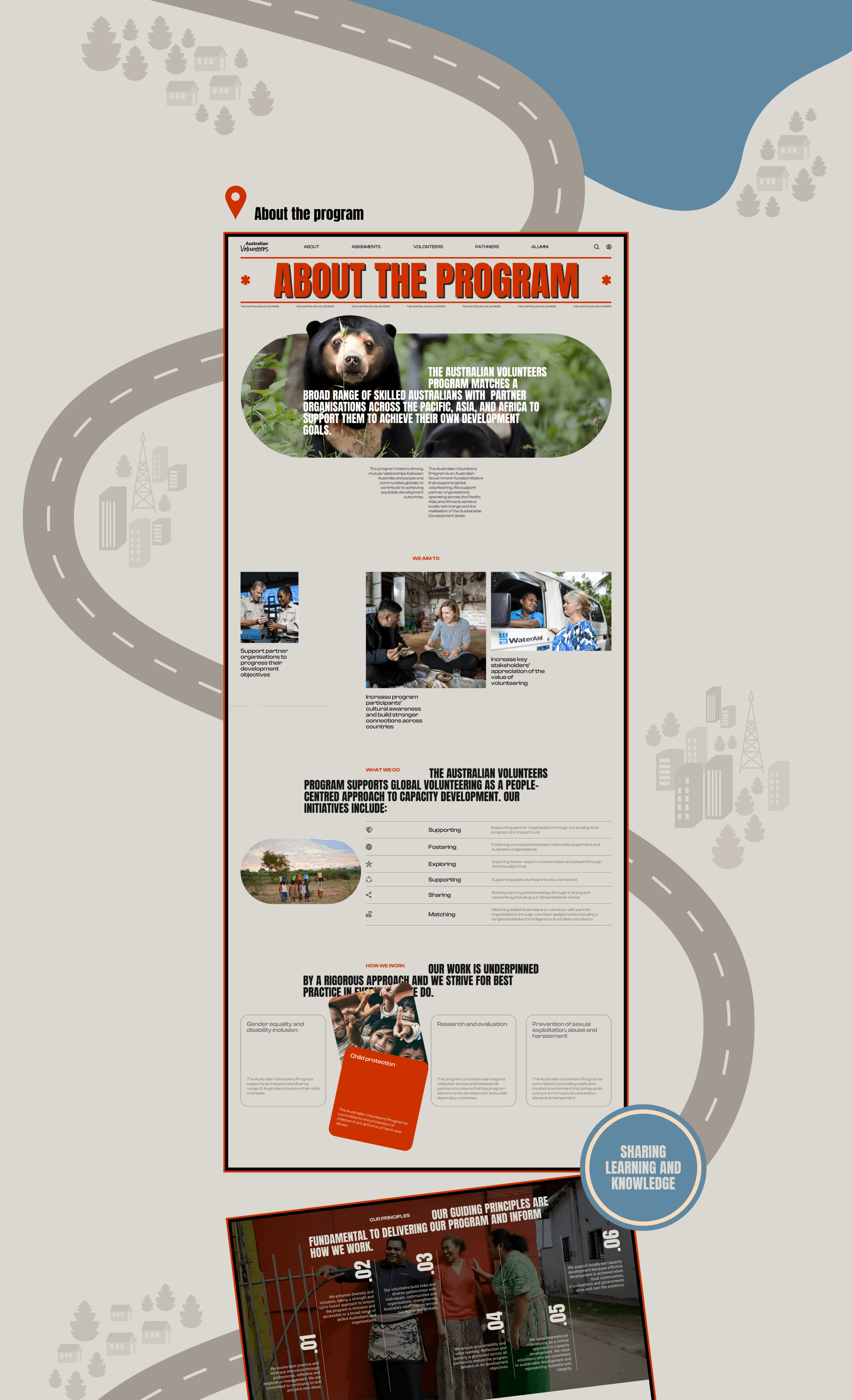 Australian Volunteers | Corporate website redesign — Изображение №3 — Интерфейсы на Dprofile