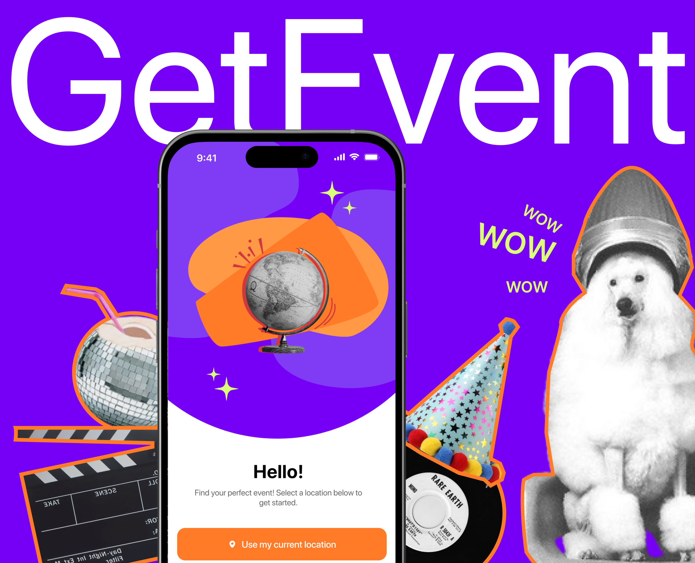 GetEvent | Mobile App — Интерфейсы на Dprofile