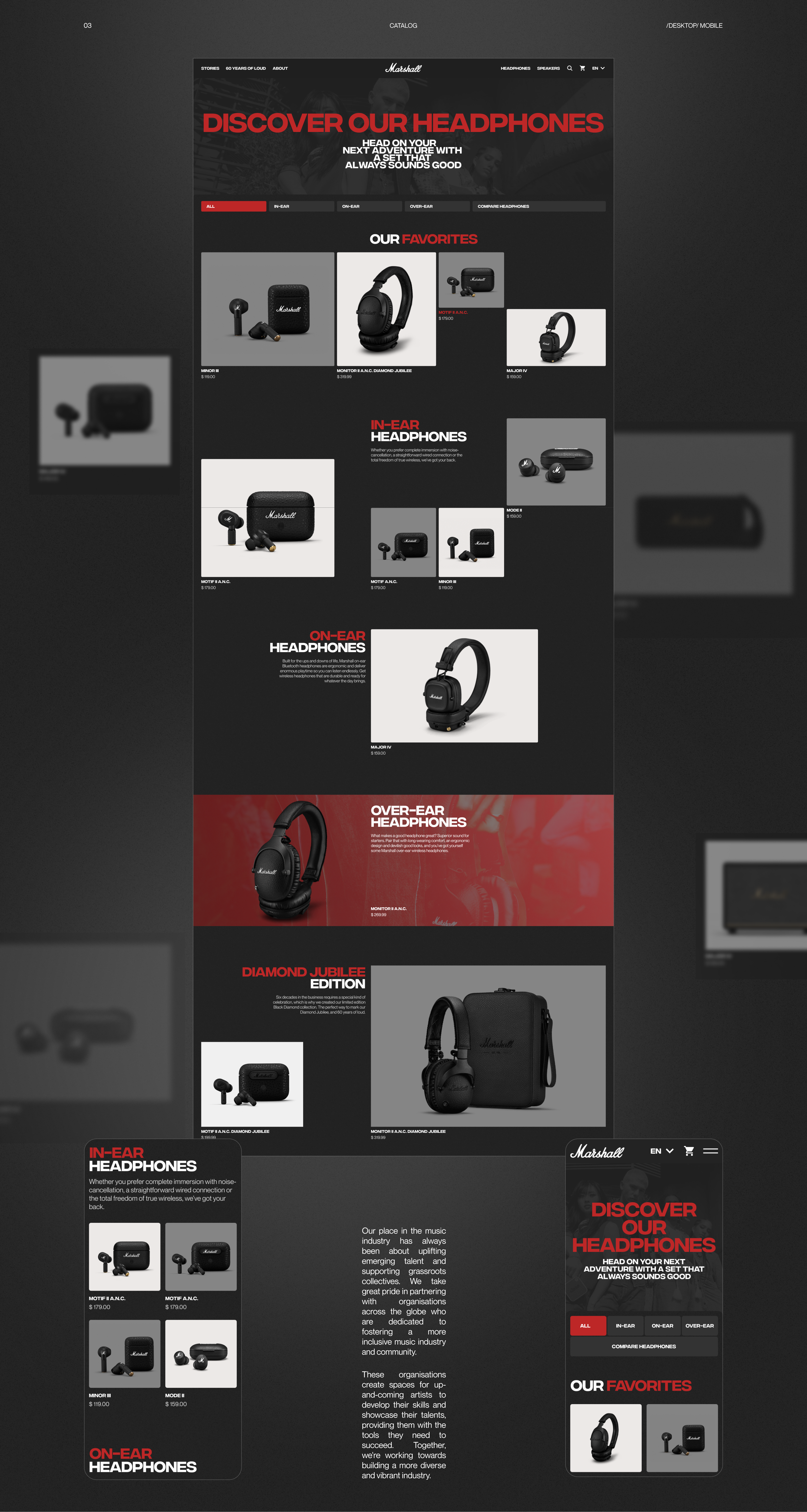 E-commerce | Marshall.com — Изображение №7 — Интерфейсы на Dprofile