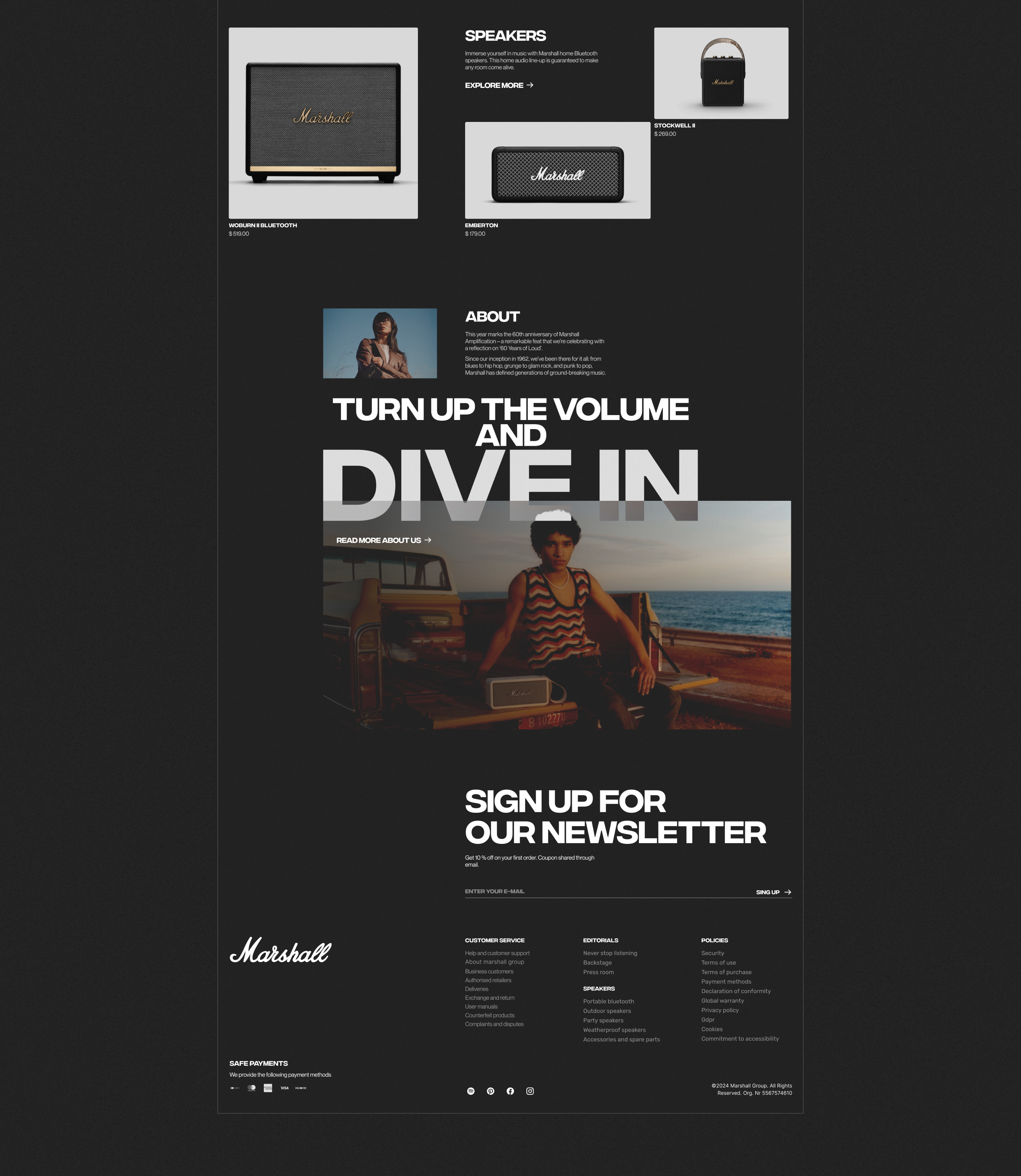 E-commerce | Marshall.com — Изображение №4 — Интерфейсы на Dprofile