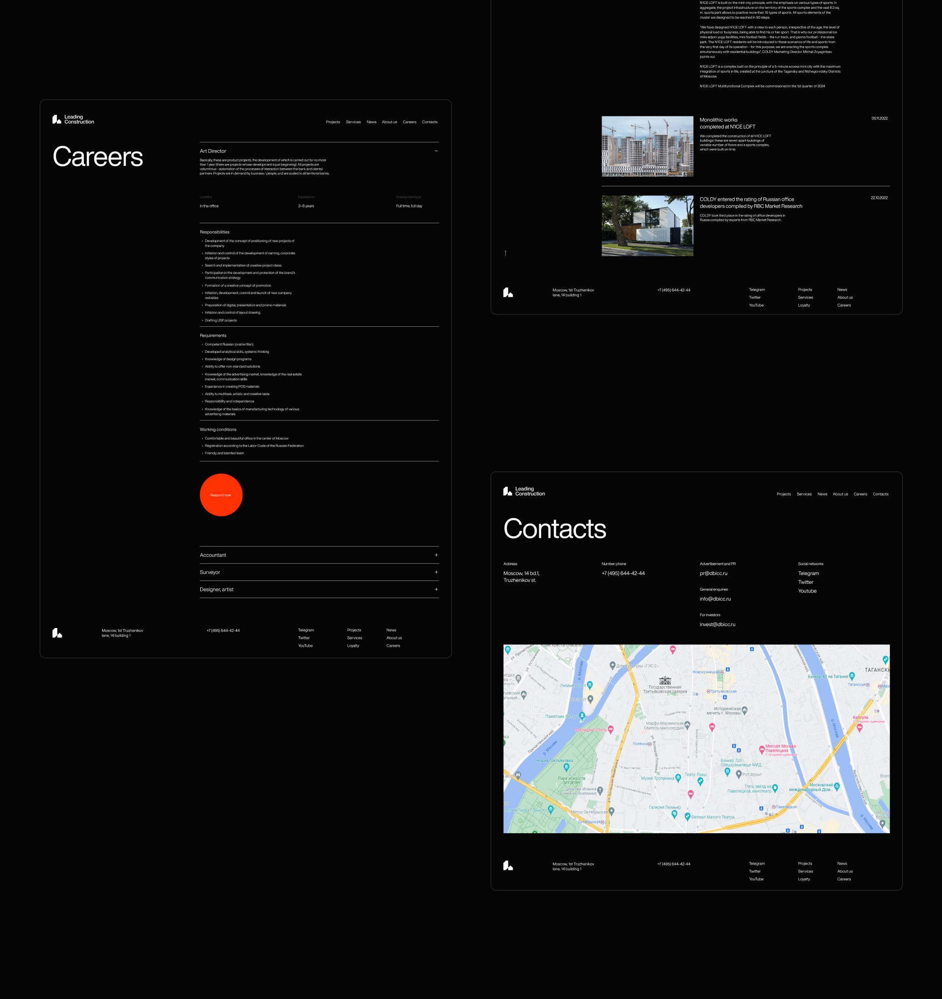 Leading Construction — Изображение №26 — Интерфейсы, Брендинг на Dprofile
