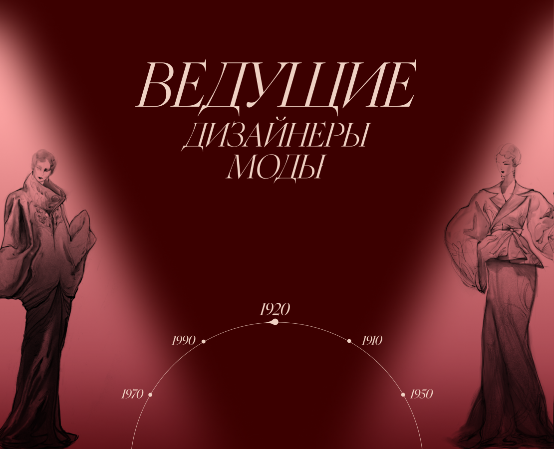 ВЕДУЩИЕ ДИЗАЙНЕРЫ МОДЫ 20 ВЕКА / Дизайн-концепции веб-сайта — Интерфейсы, Иллюстрация на Dprofile