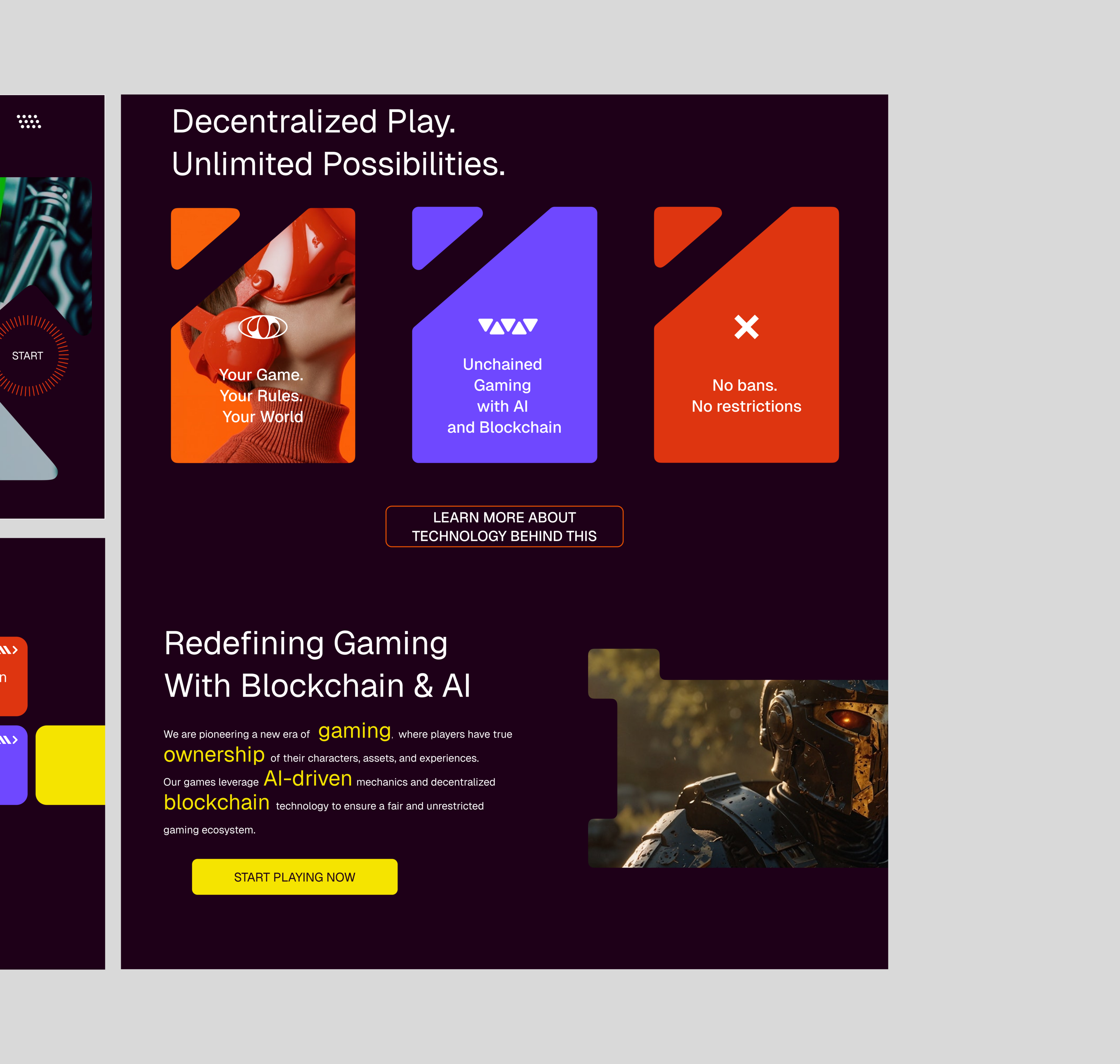 Game Studio/IT/Crypto Branding/Брендинг игровой студии — Изображение №25 — Интерфейсы, Брендинг на Dprofile