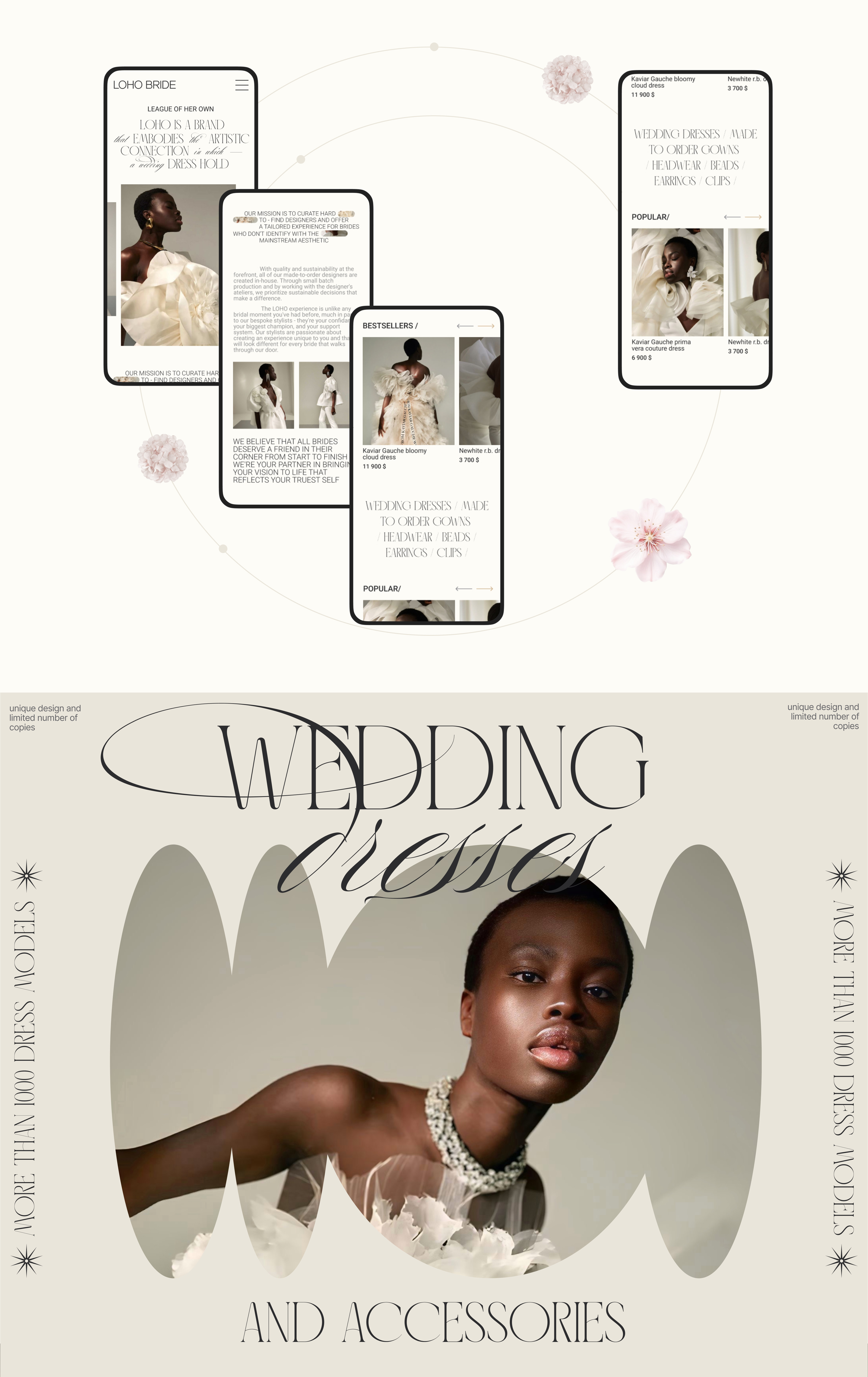 LOHO BRIDE|Интернет-магазин — Изображение №2 — Интерфейсы на Dprofile