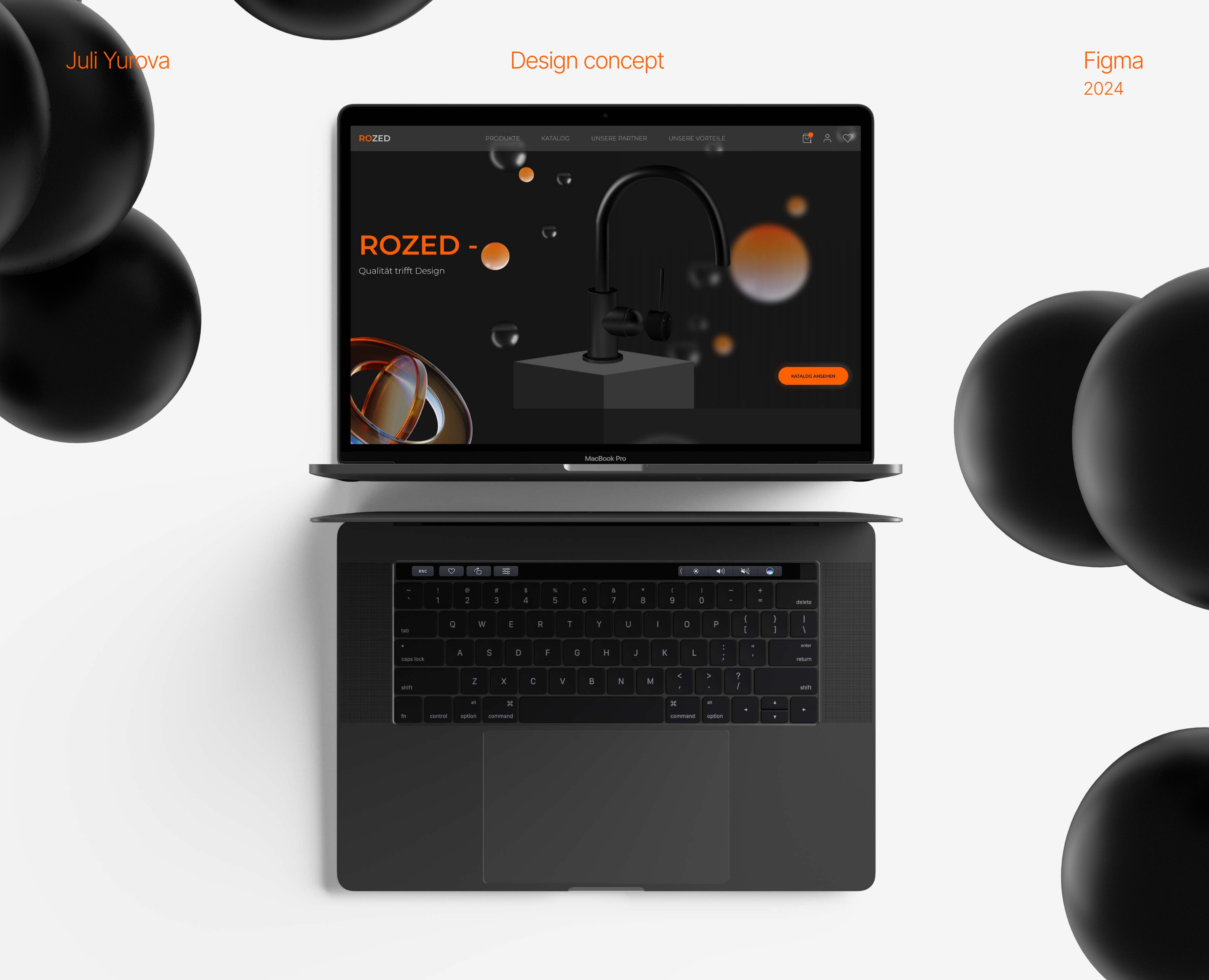 ROZED - немецкие смесители — Интерфейсы, 3D на Dprofile