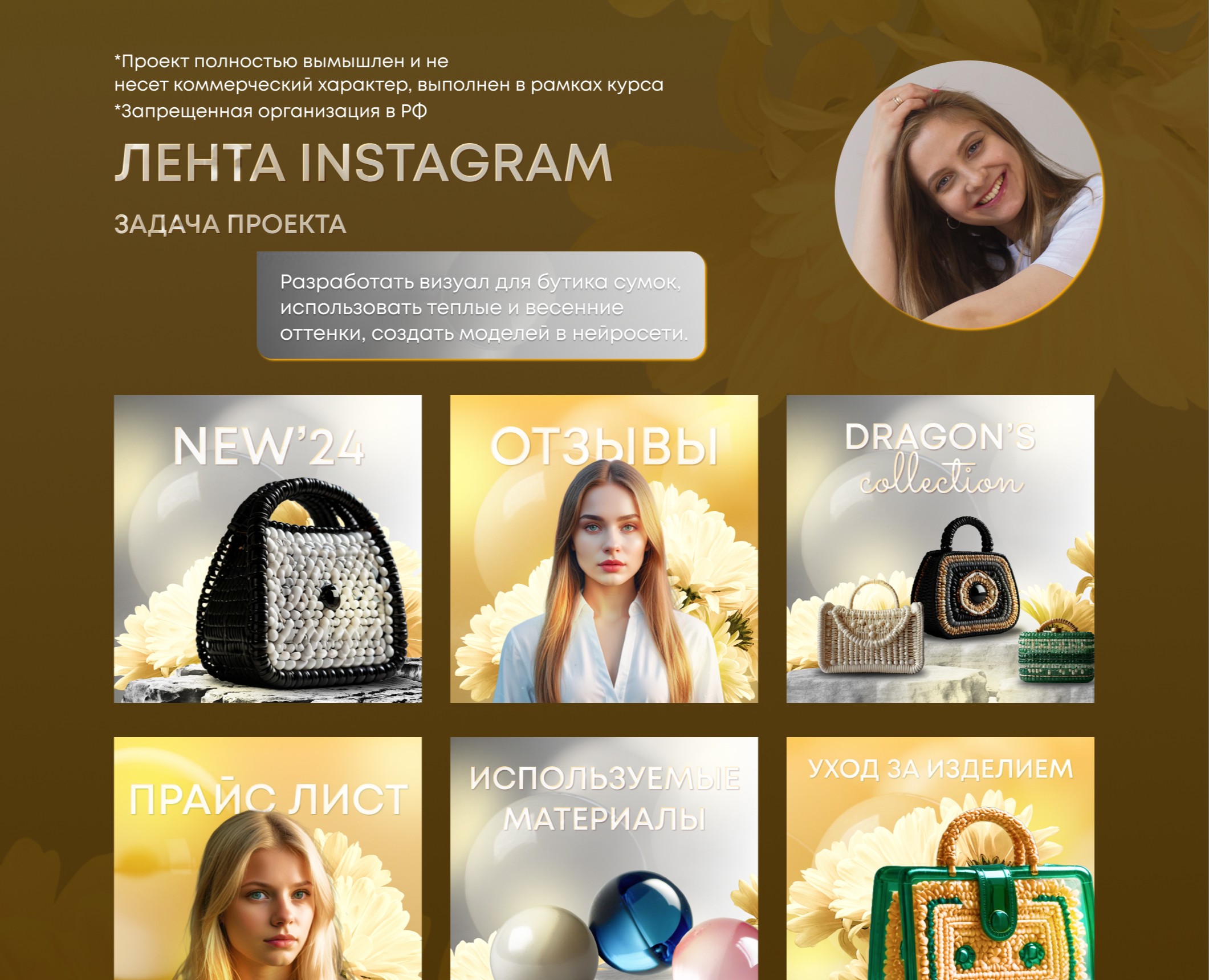 Дизайн ленты Instagram — Брендинг на Dprofile