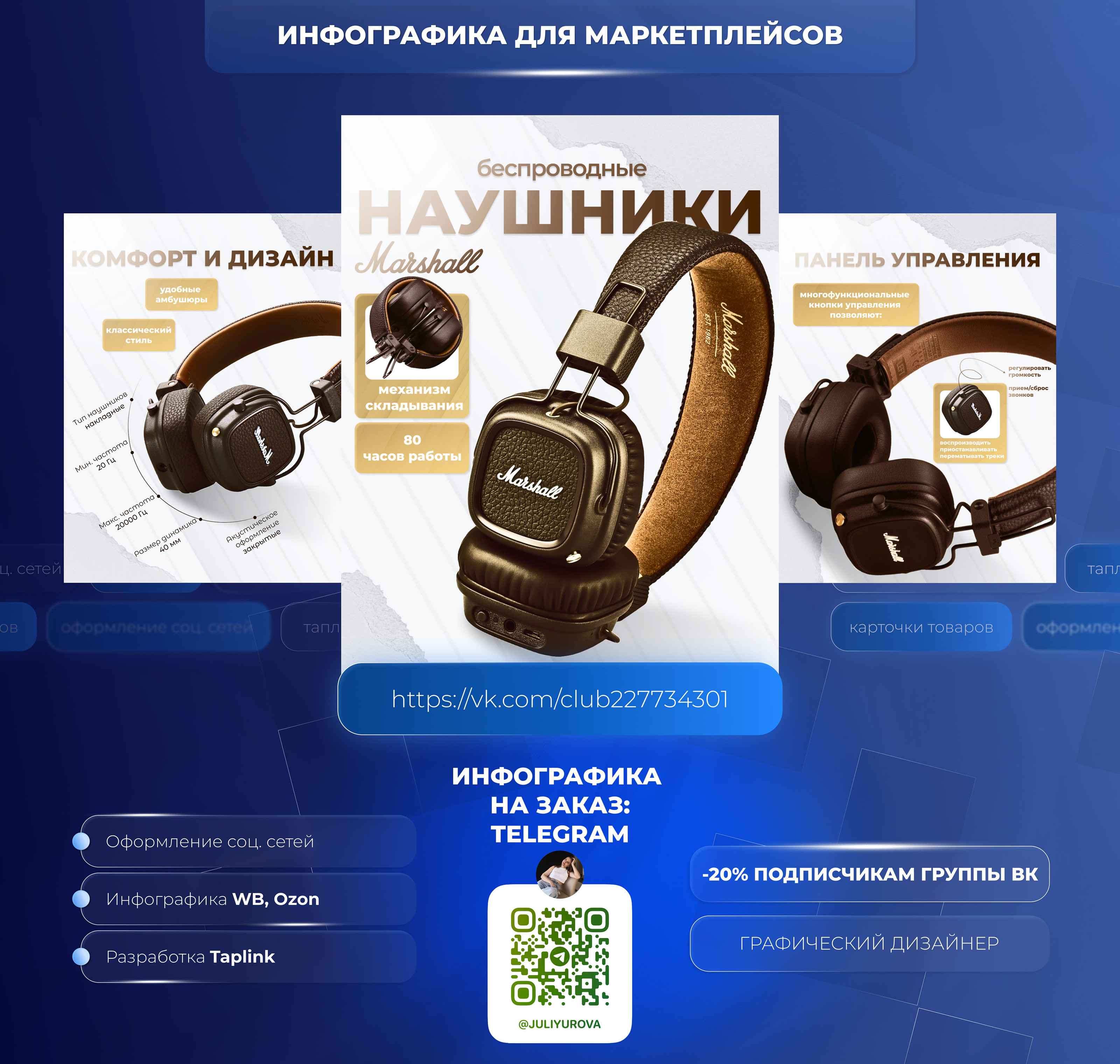 Инфографика для маркетплейсов Ozon и Wildberries — Изображение №1 — Брендинг на Dprofile