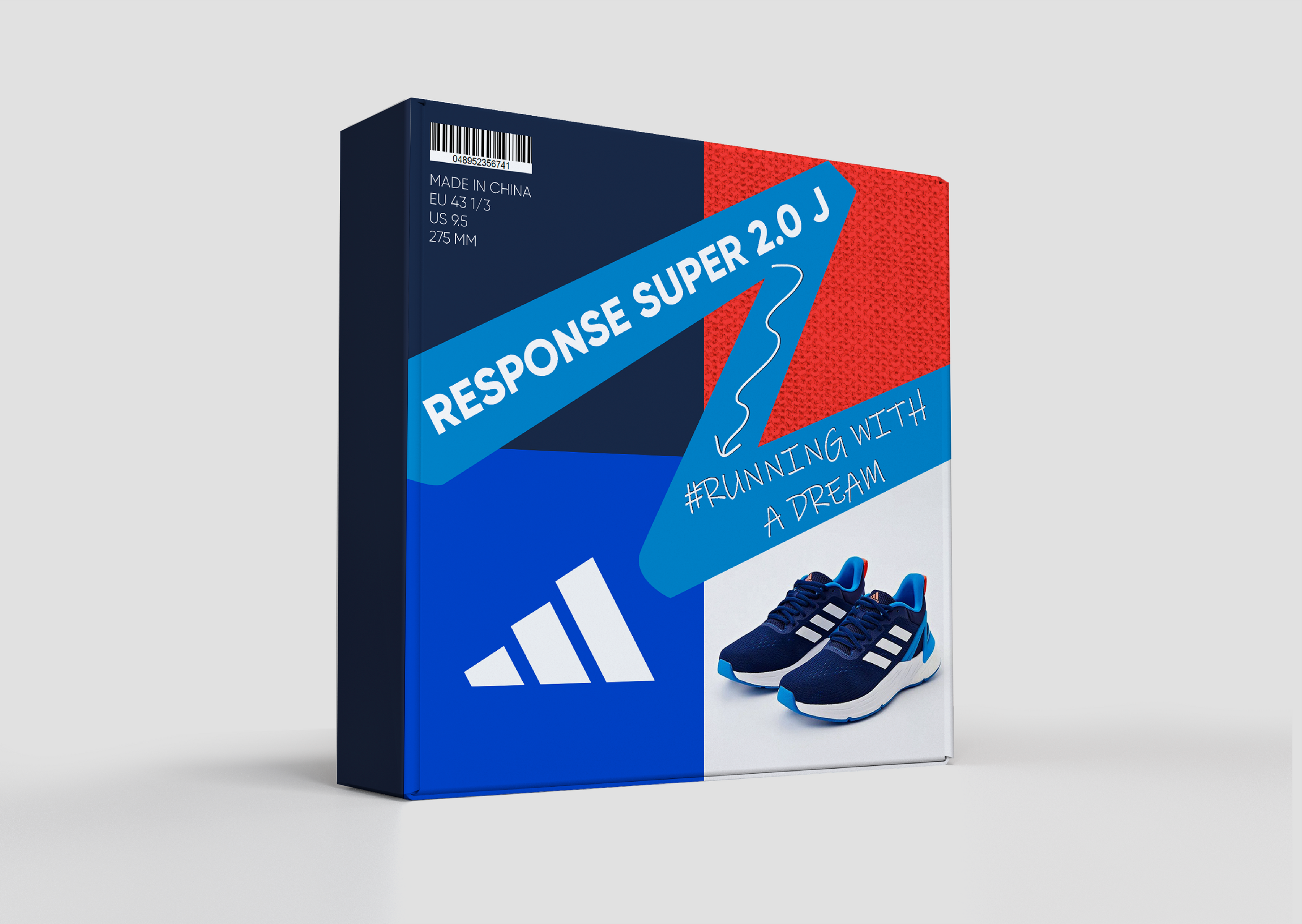 "Product box ADIDAS response super 2.0 j" — Изображение №1 — Брендинг, Графика на Dprofile