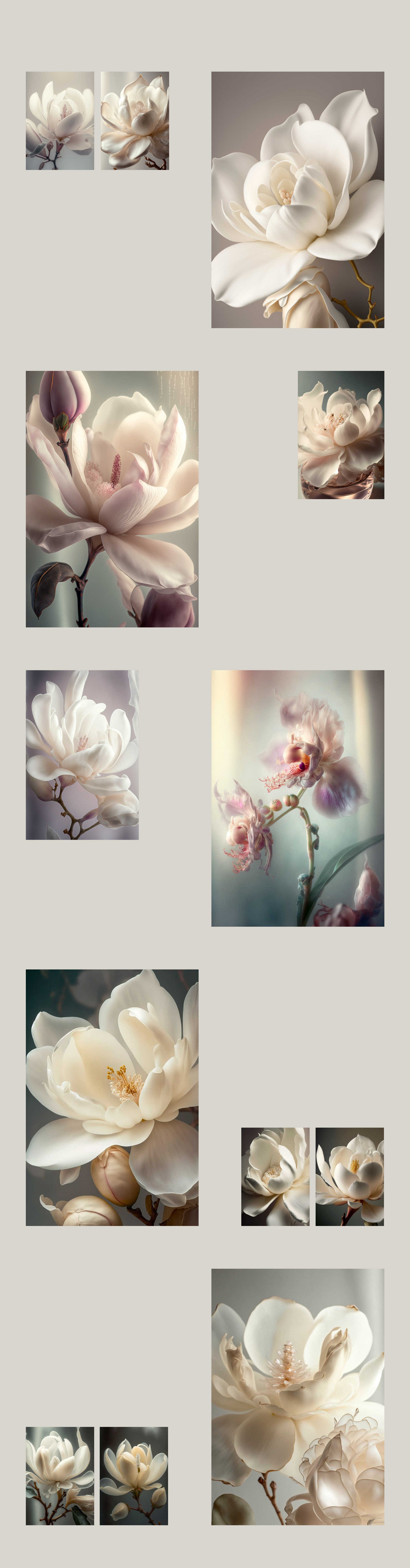 Midjourney digital art | Flower magnoly orchid — Изображение №2 — Иллюстрация, Графика на Dprofile