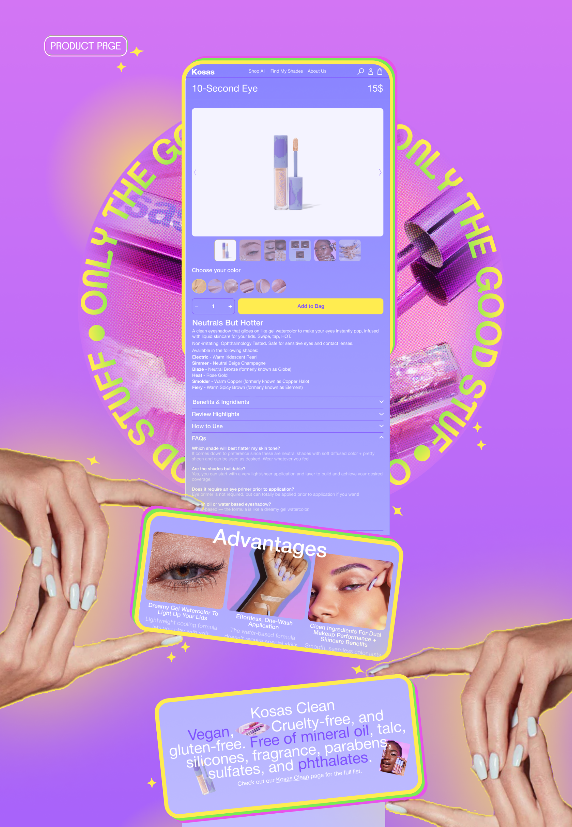 Kosas | E-commerce redesign — Изображение №8 — Интерфейсы на Dprofile