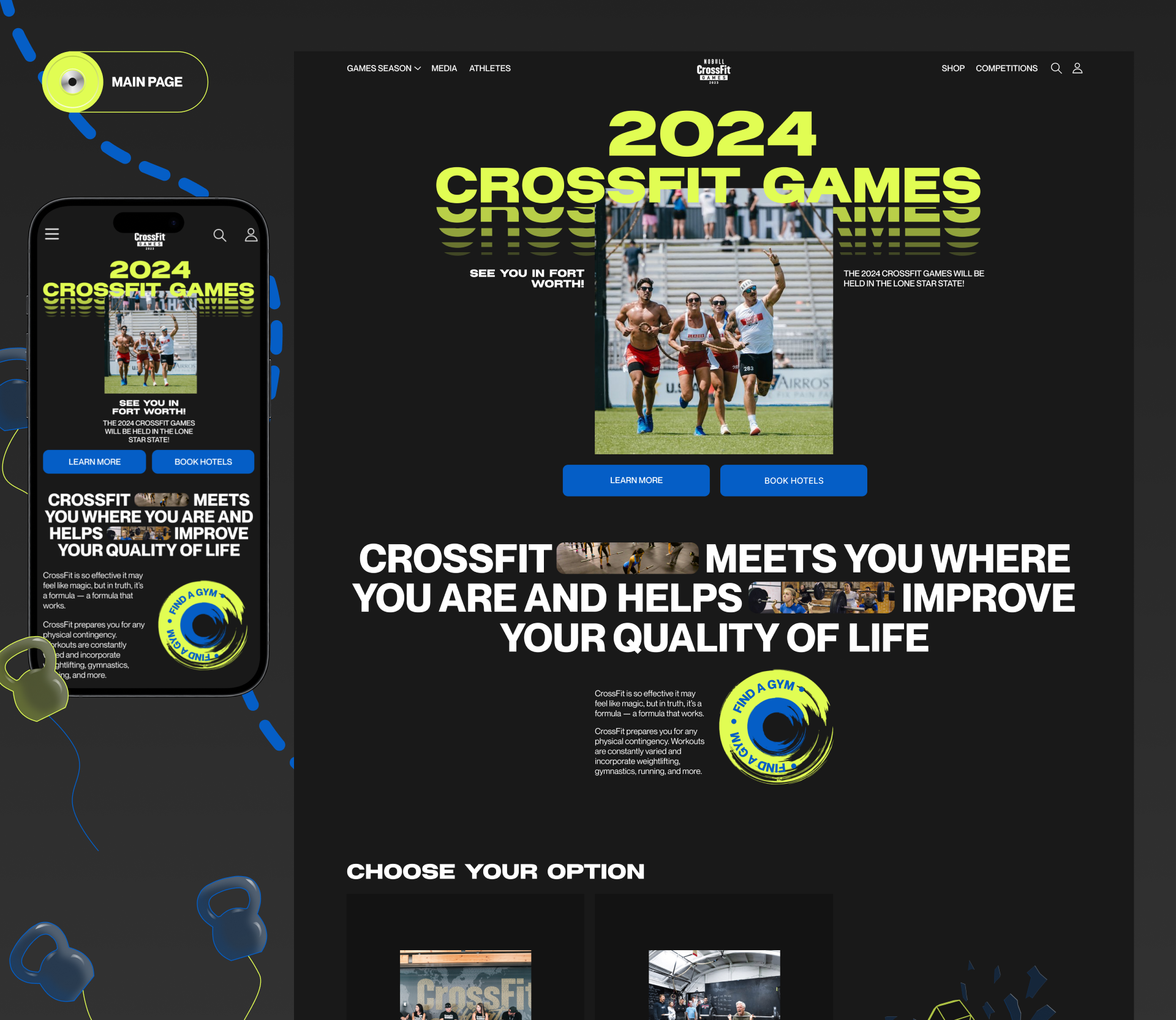 Crossfit Games | Corporate website redesign — Изображение №8 — Интерфейсы на Dprofile