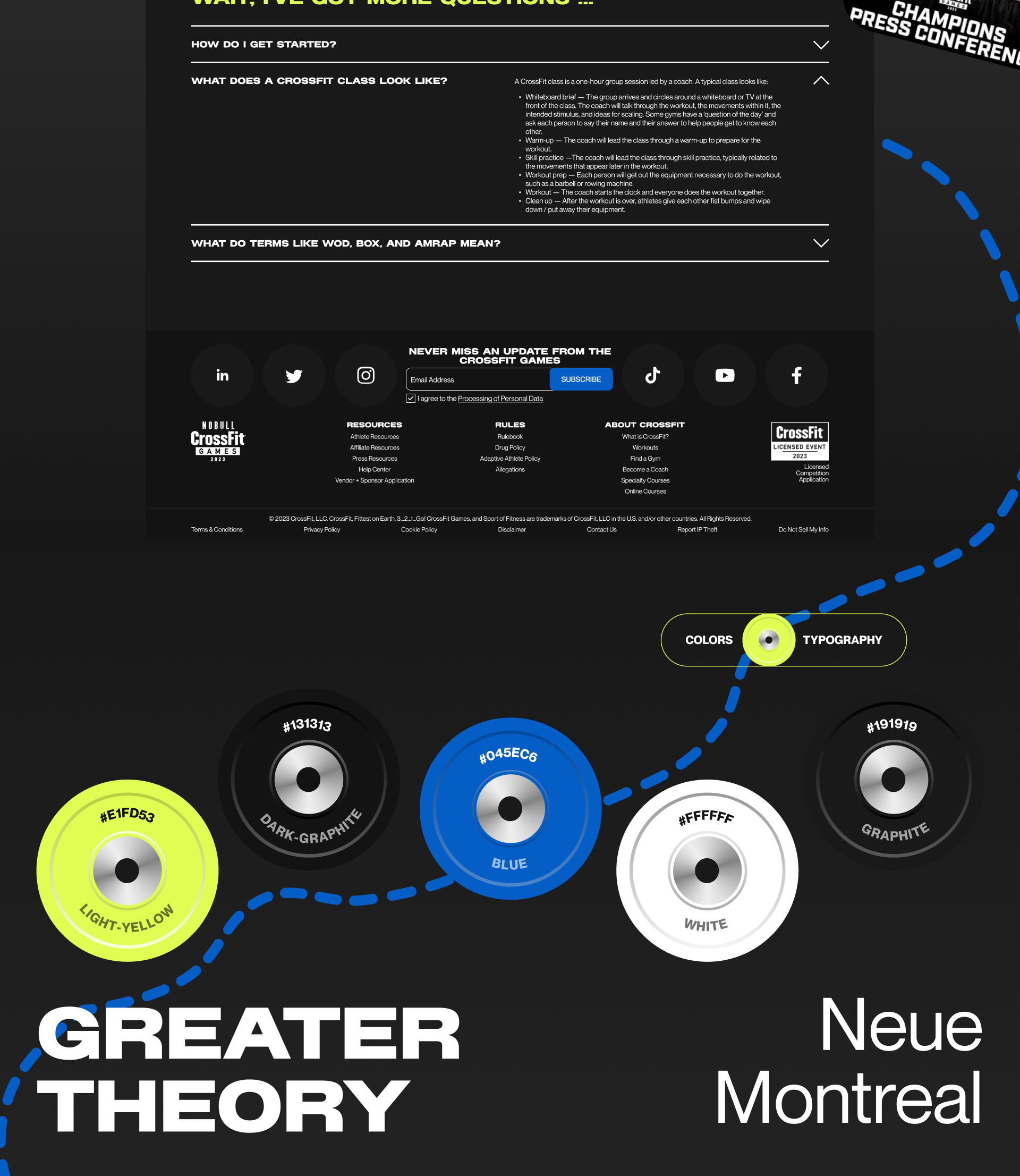 Crossfit Games | Corporate website redesign — Изображение №7 — Интерфейсы на Dprofile