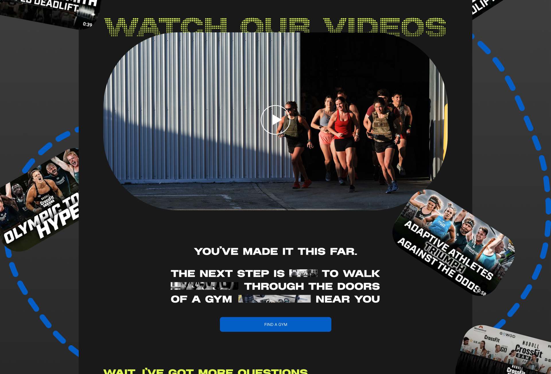 Crossfit Games | Corporate website redesign — Изображение №6 — Интерфейсы на Dprofile