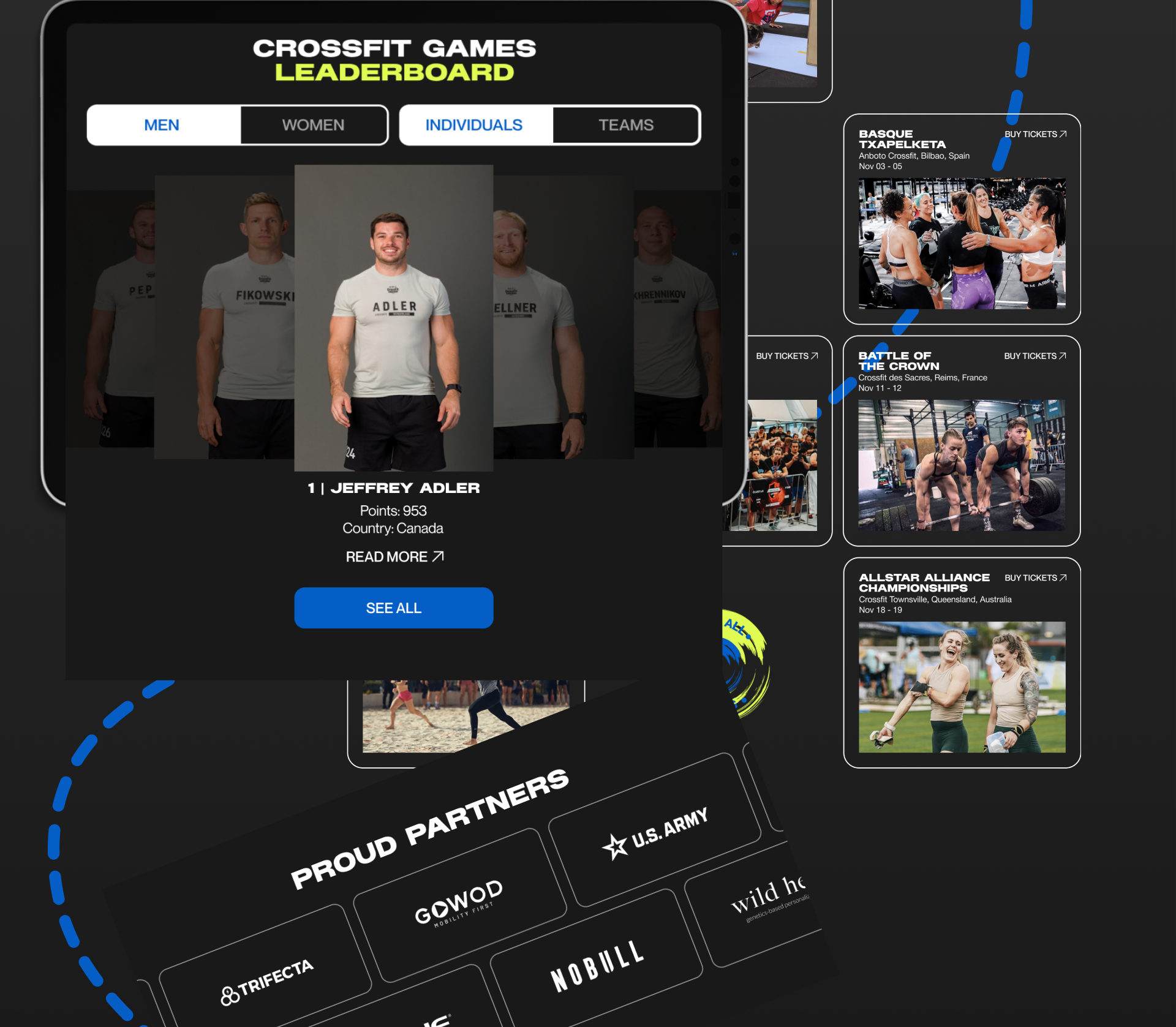 Crossfit Games | Corporate website redesign — Изображение №11 — Интерфейсы на Dprofile