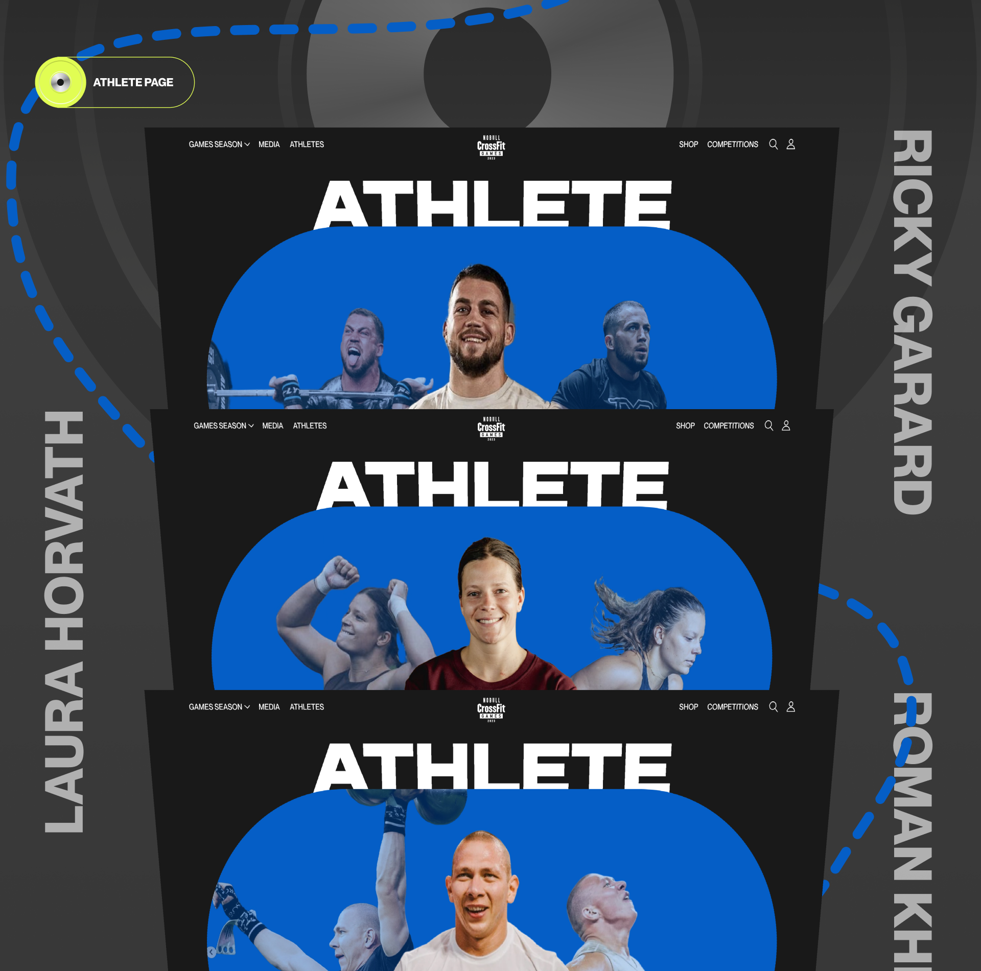 Crossfit Games | Corporate website redesign — Изображение №15 — Интерфейсы на Dprofile