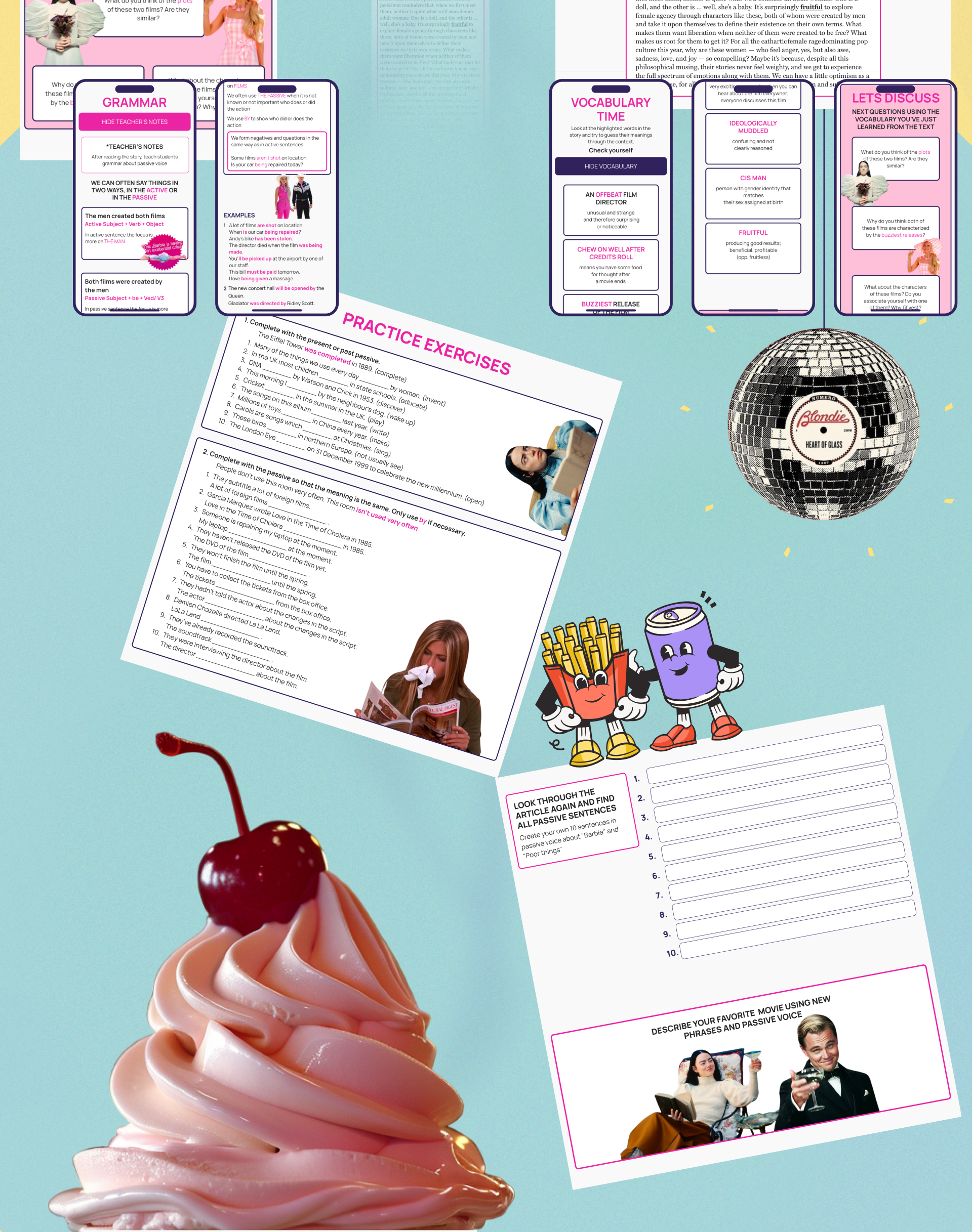 Lessons for online English school — Изображение №5 — Интерфейсы на Dprofile