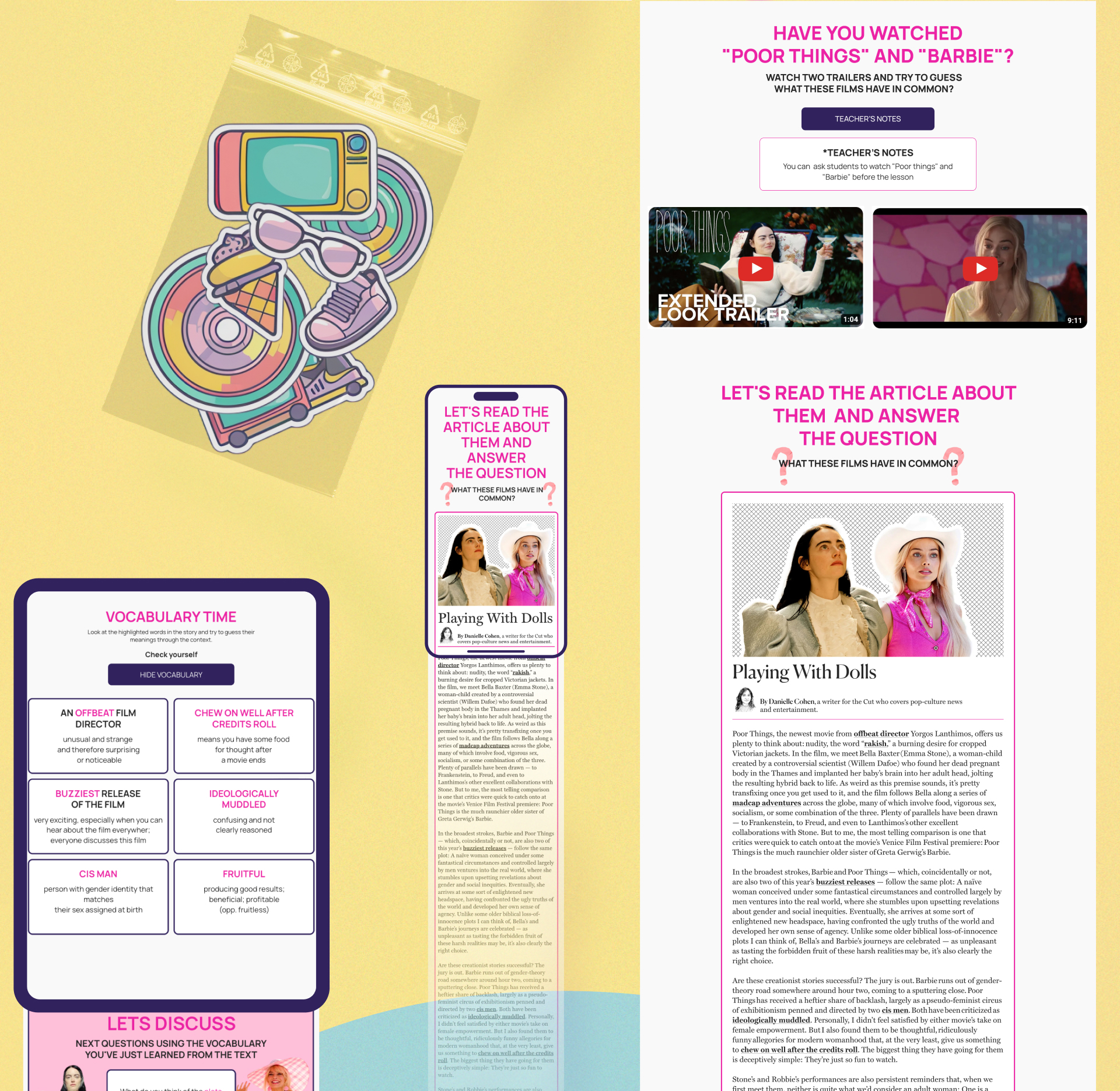 Lessons for online English school — Изображение №4 — Интерфейсы на Dprofile