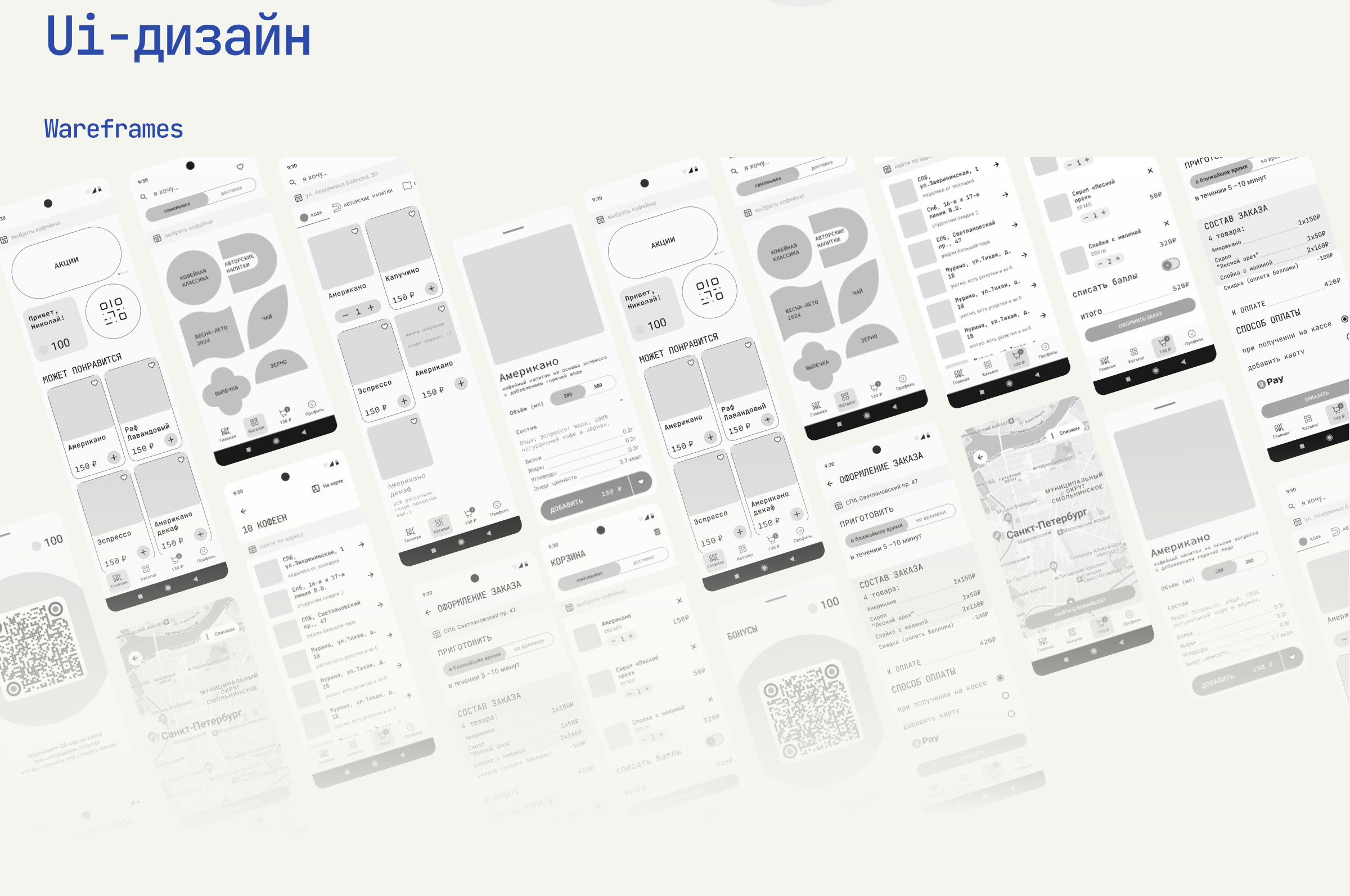 Ux/ui дизайн мобильного приложения кофейни CoffeeOwl — Изображение №20 — Интерфейсы на Dprofile