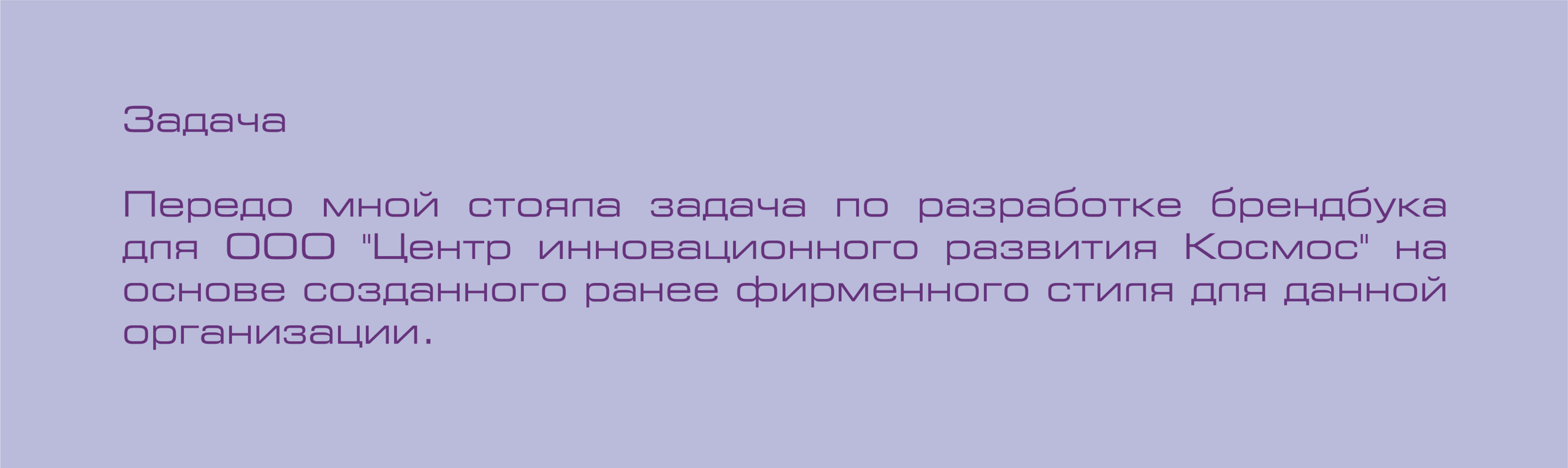 "Космос". Разработка брендбука — Изображение №3 — Брендинг на Dprofile