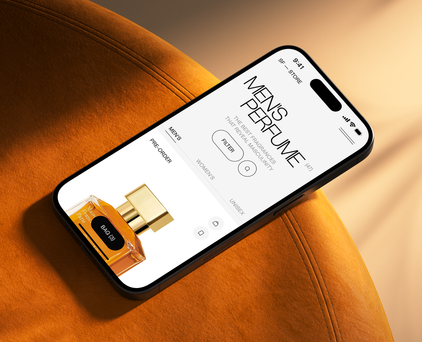 Perfume Shop — Интерфейсы на Dprofile