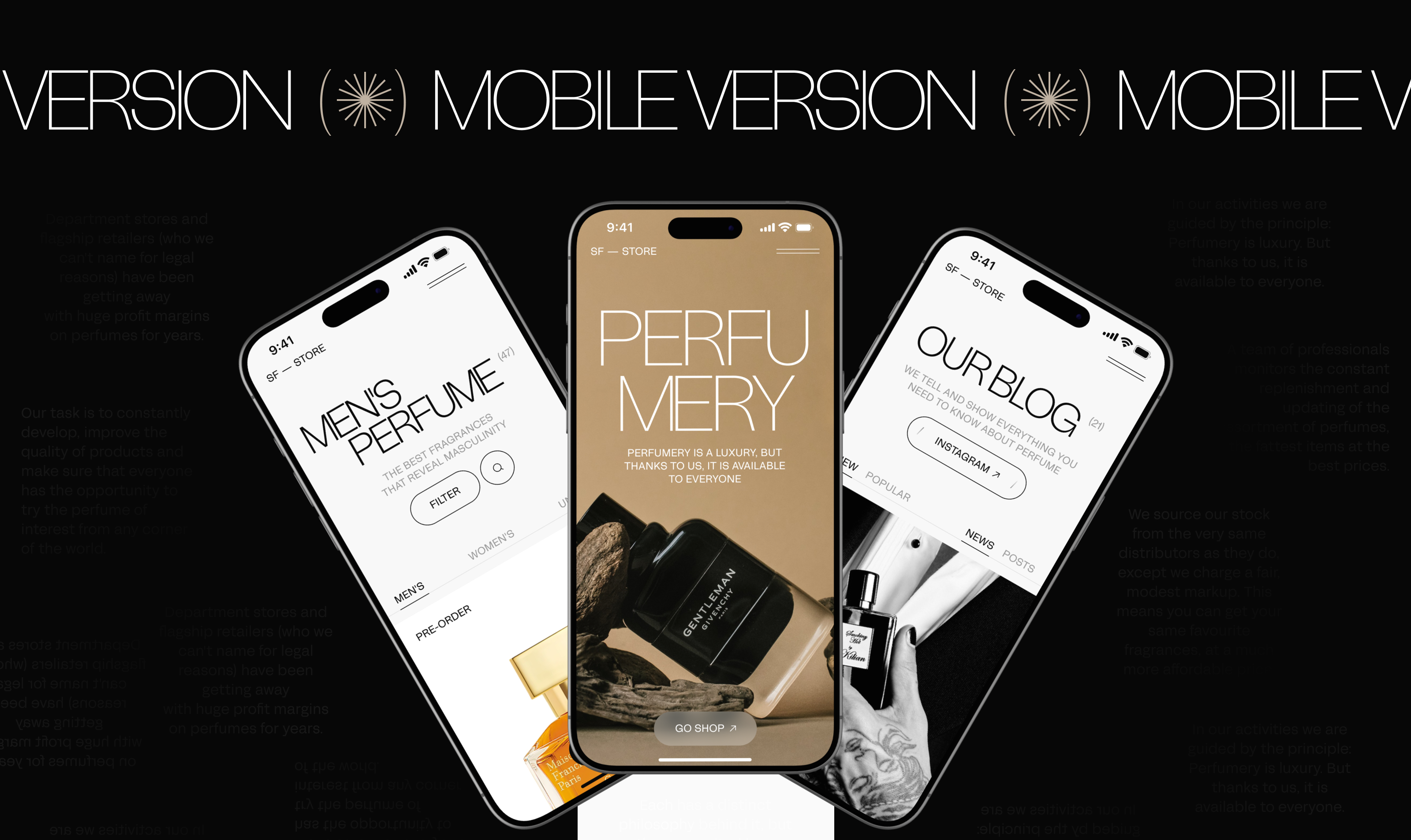 Perfume Shop — Изображение №7 — Интерфейсы на Dprofile