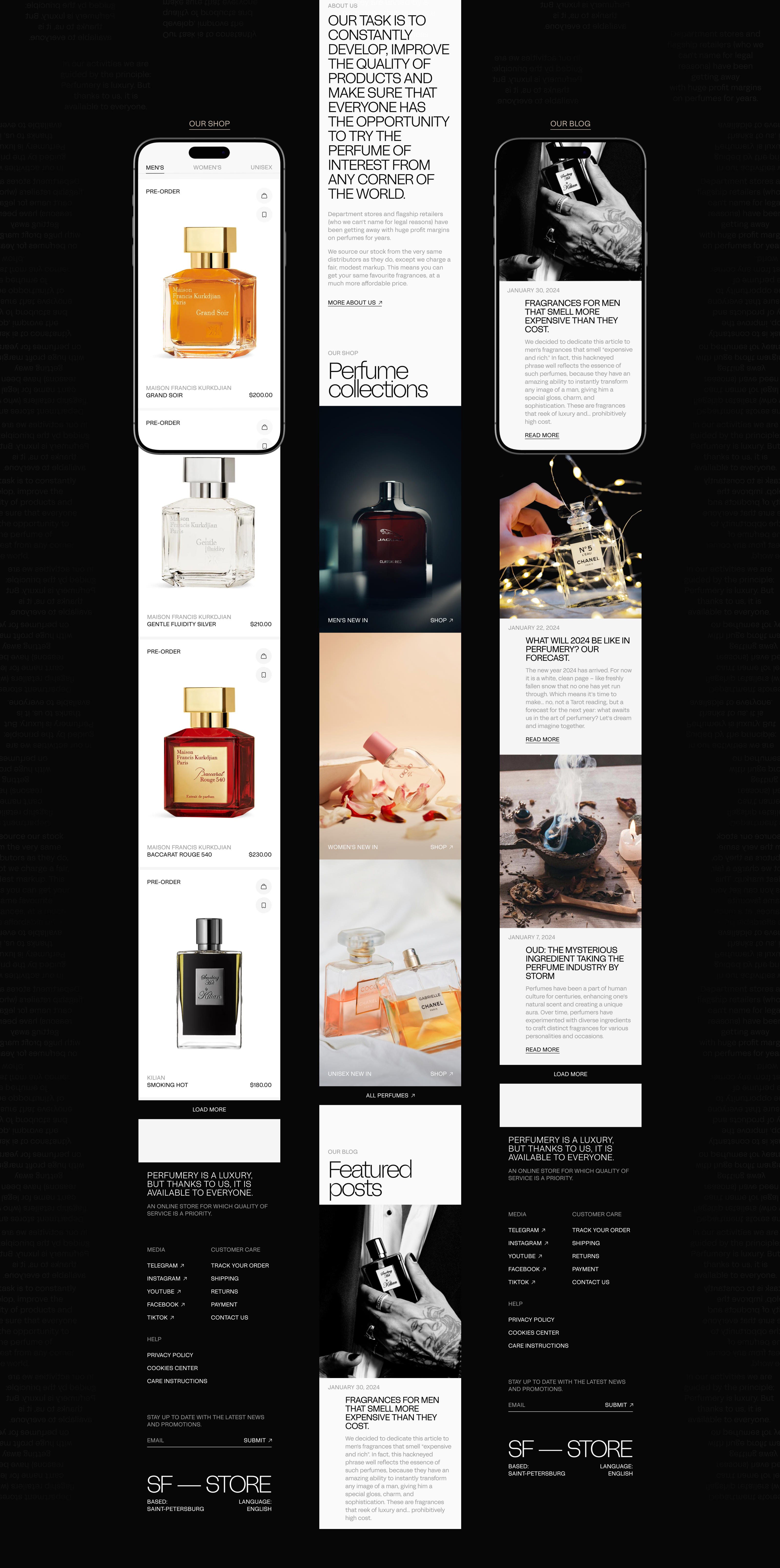 Perfume Shop — Изображение №8 — Интерфейсы на Dprofile
