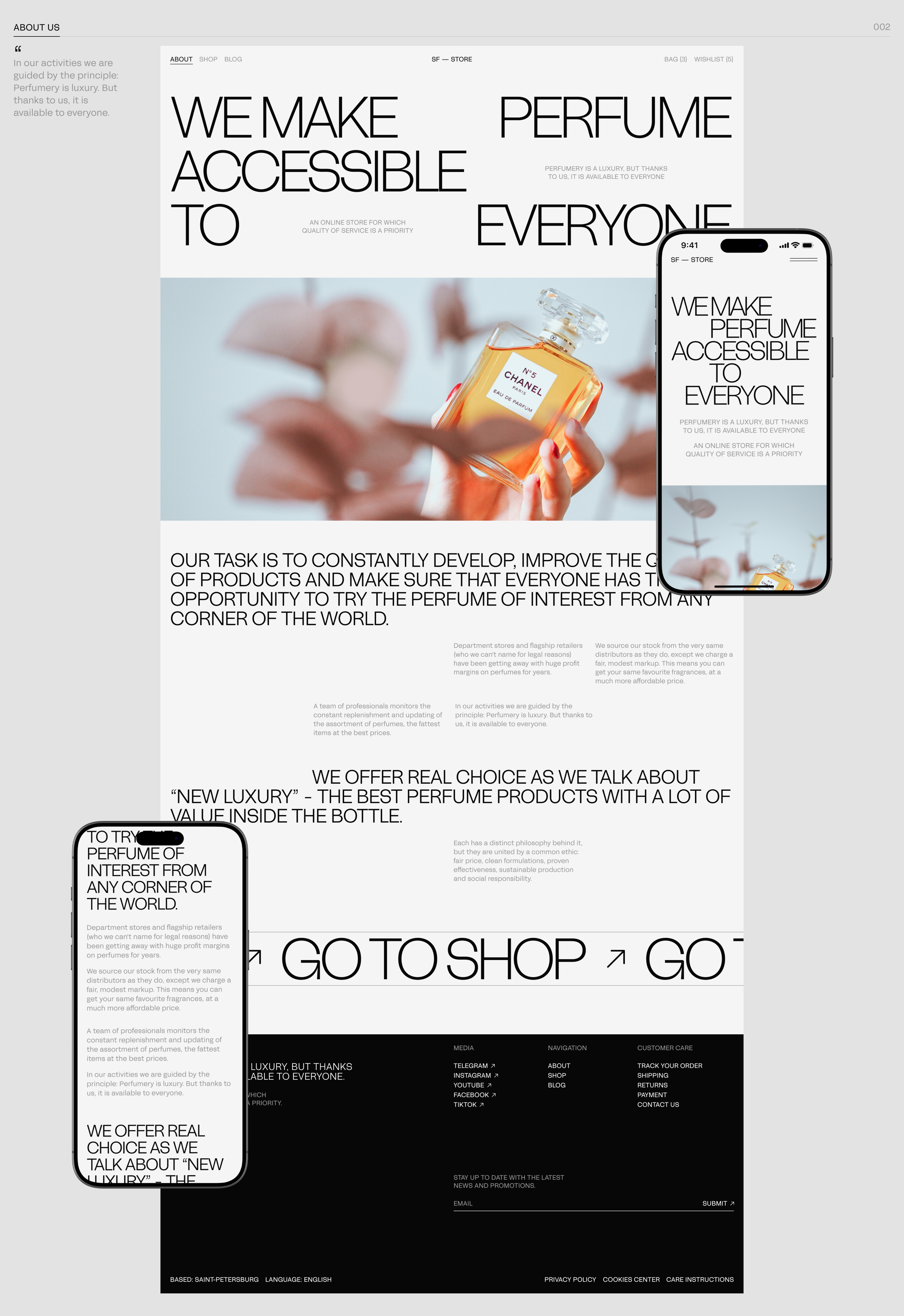 Perfume Shop — Изображение №4 — Интерфейсы на Dprofile