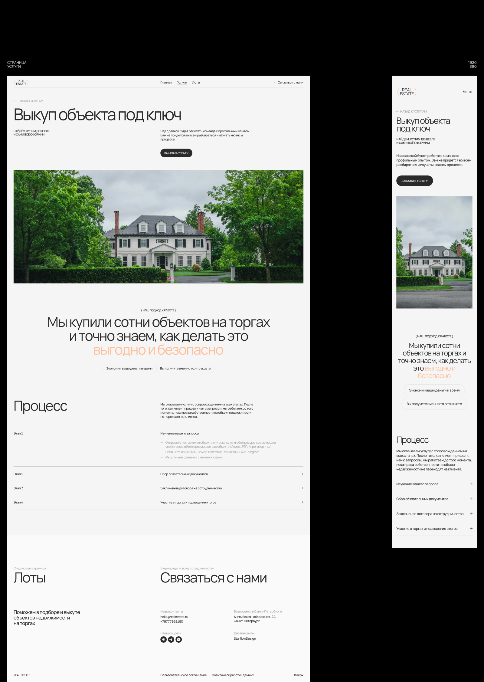 Real Estate — Изображение №6 — Интерфейсы, Брендинг на Dprofile