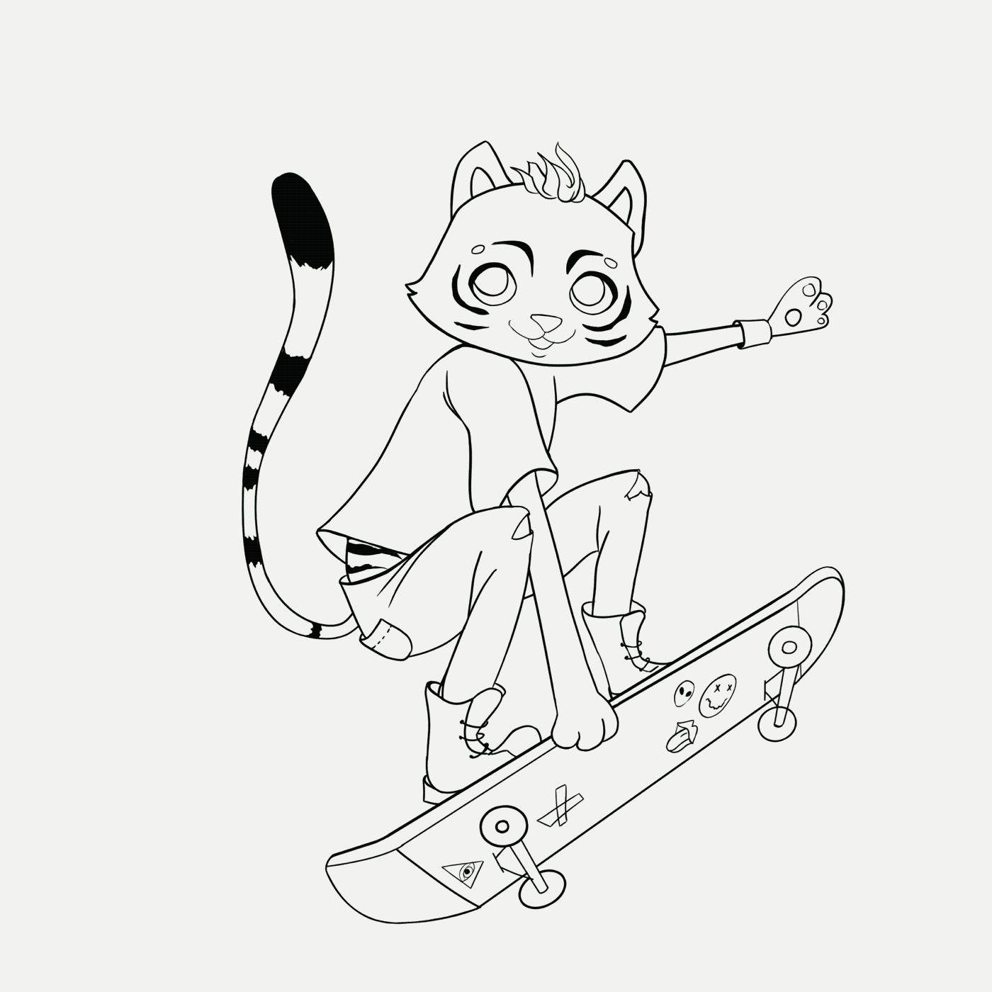 Calendar for 2022, coloring book for children — Изображение №8 — Иллюстрация на Dprofile