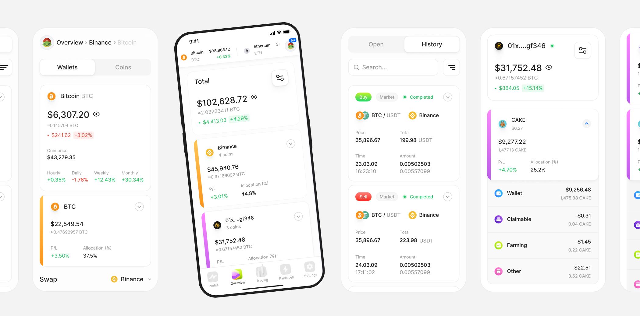 Zenfuse: Crypto trading & Social network — Изображение №4 — Интерфейсы, Брендинг на Dprofile