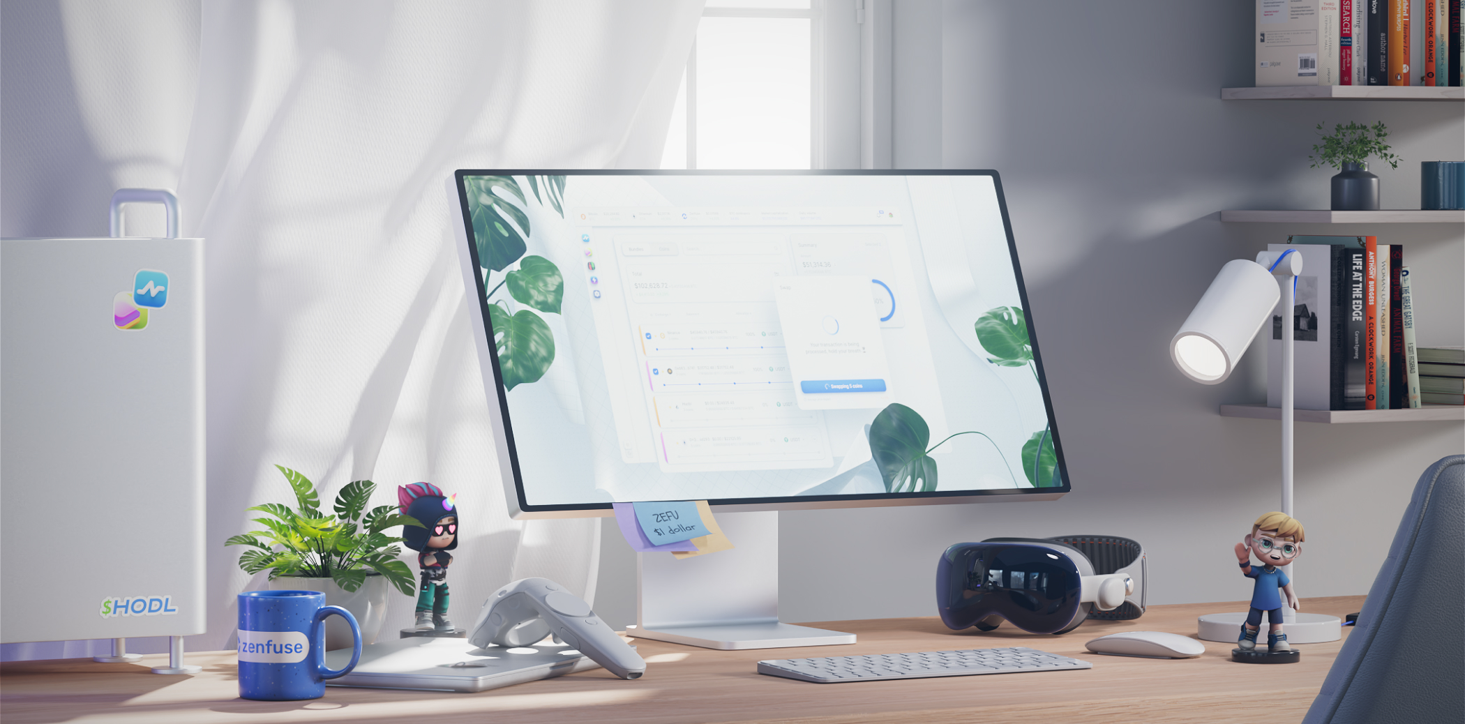 Zenfuse: Crypto trading & Social network — Изображение №1 — Интерфейсы, Брендинг на Dprofile