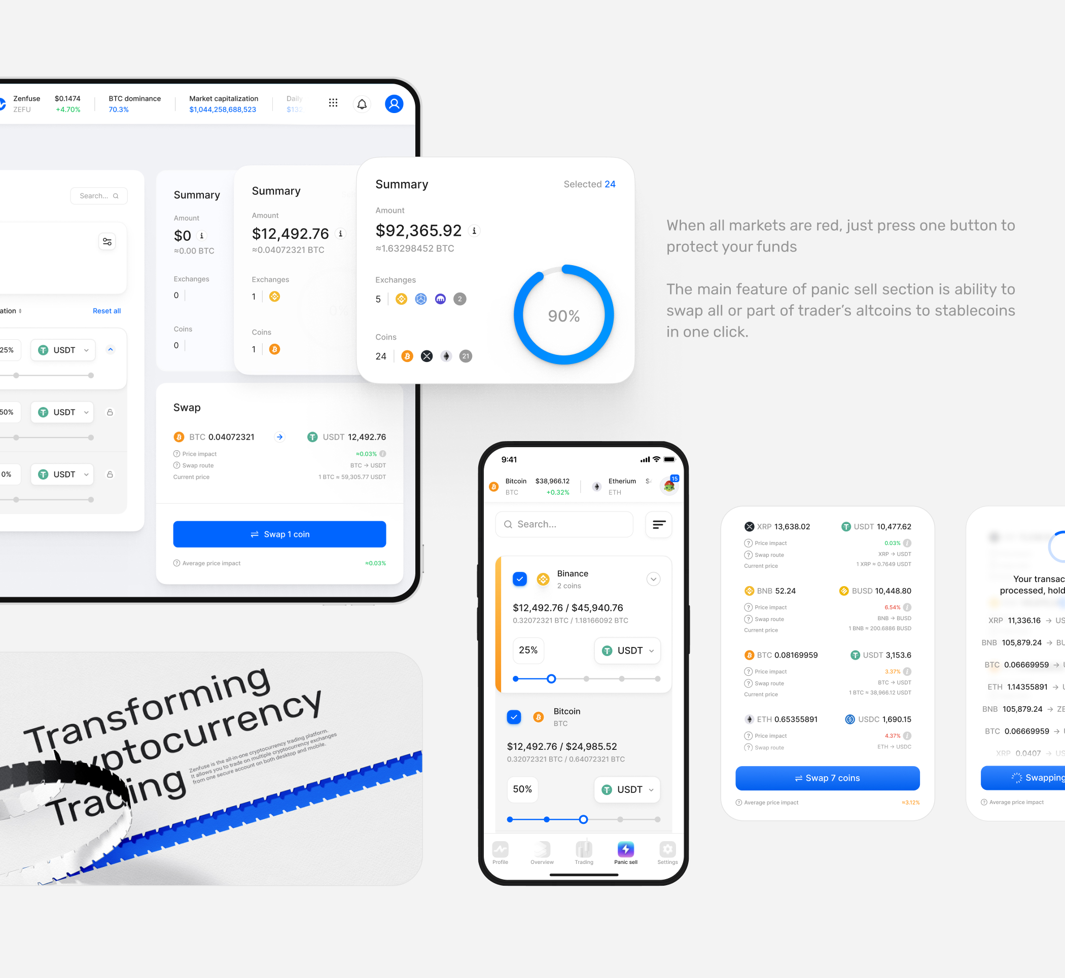 Zenfuse: Crypto trading & Social network — Изображение №9 — Интерфейсы, Брендинг на Dprofile